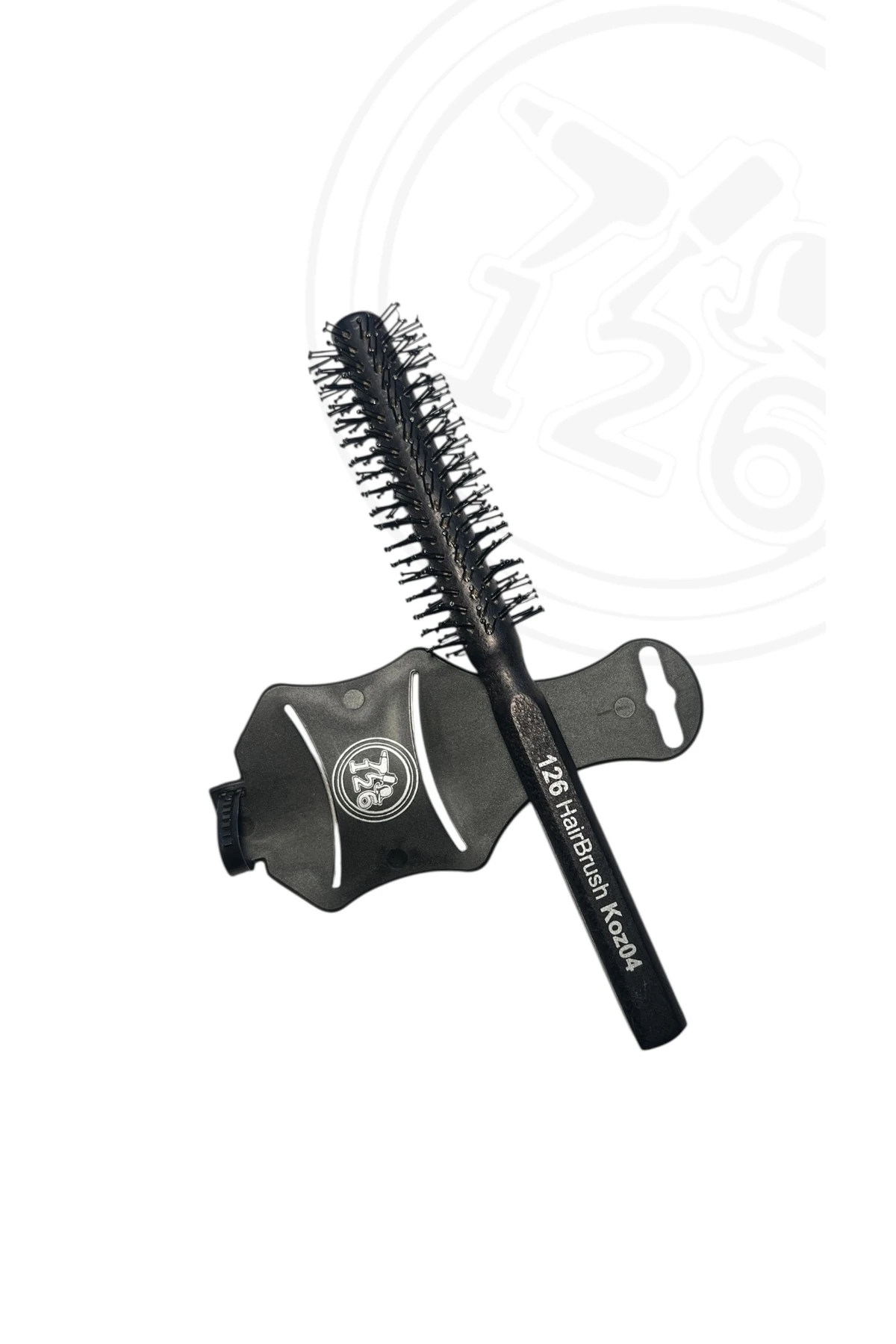 126 Koz04 Saç Şekillendirici Tarak & 126 koz02 Ense Yüz Kıl Temizleme Fırçası