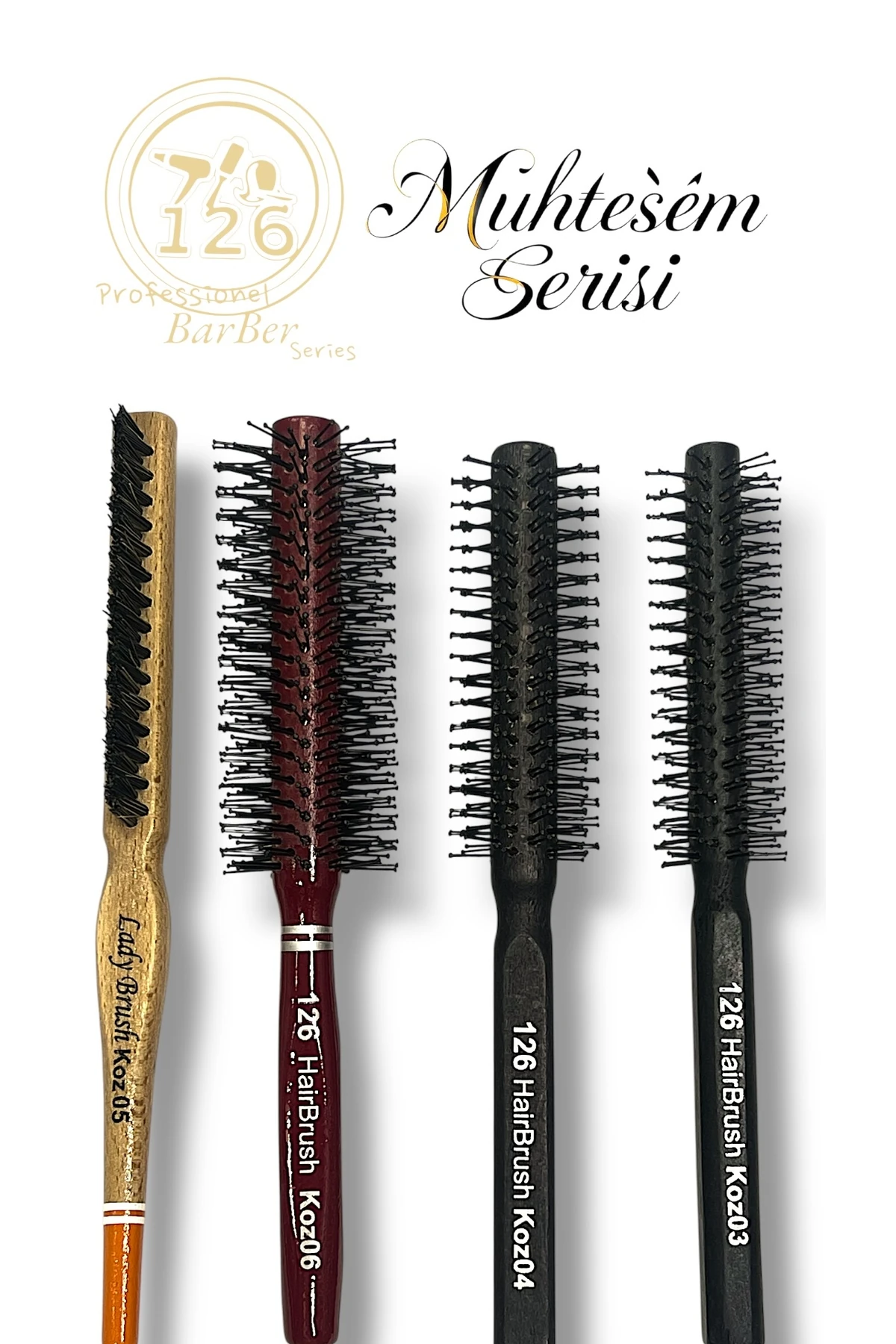 126 koz05 topuz fırçası & koz06 fön fırçası & koz 03 ve 04 Fön Fırçaları Serisi main variant image