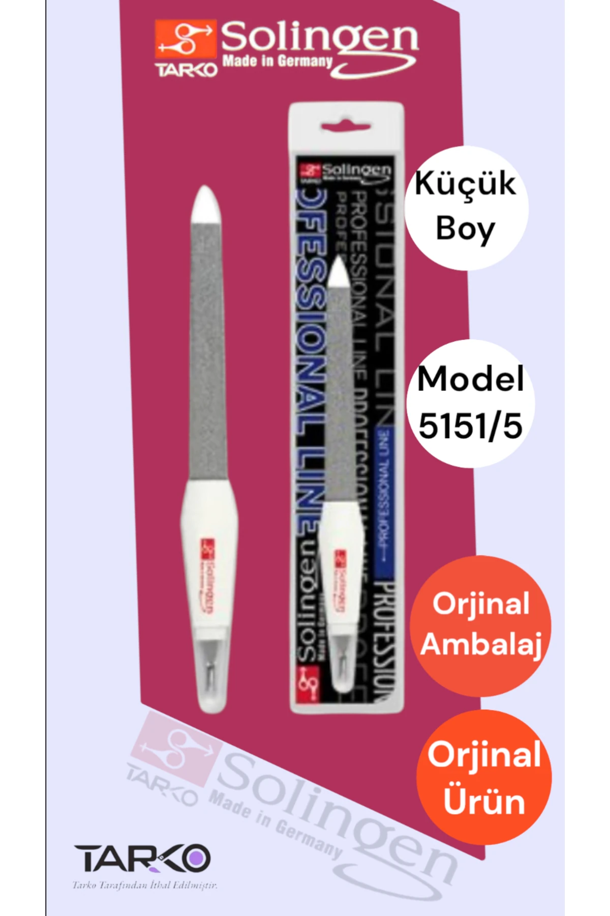 Solingen 5151-5 Profesyonel Tırnak Törpüsü (Tarko Solingen Ürünüdür) main variant image