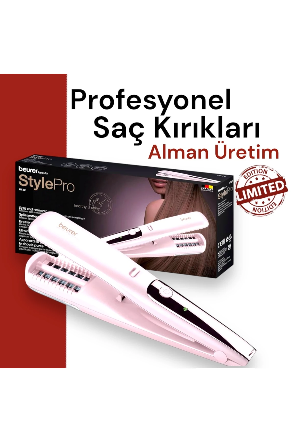 Ht 22 Saç Kırıkları Alma Makinası - Şarjlı Ürün main variant image