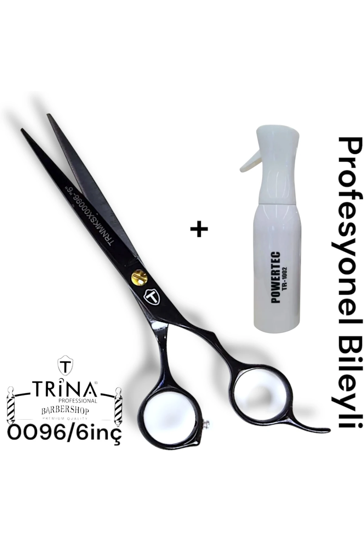 0096 6 Inç Saç Kesme Makası Suluk Hediyeli