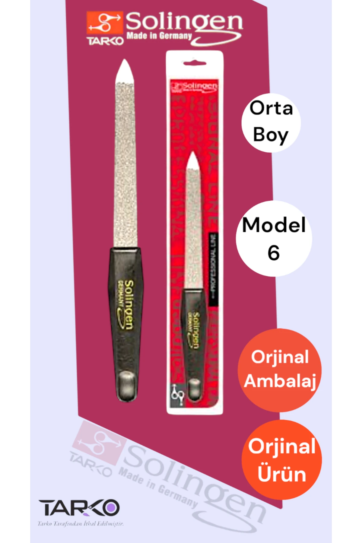 Solingen 6 Profesyonel Tırnak Törpüsü (Tarko Solingen Ürünüdür) main variant image