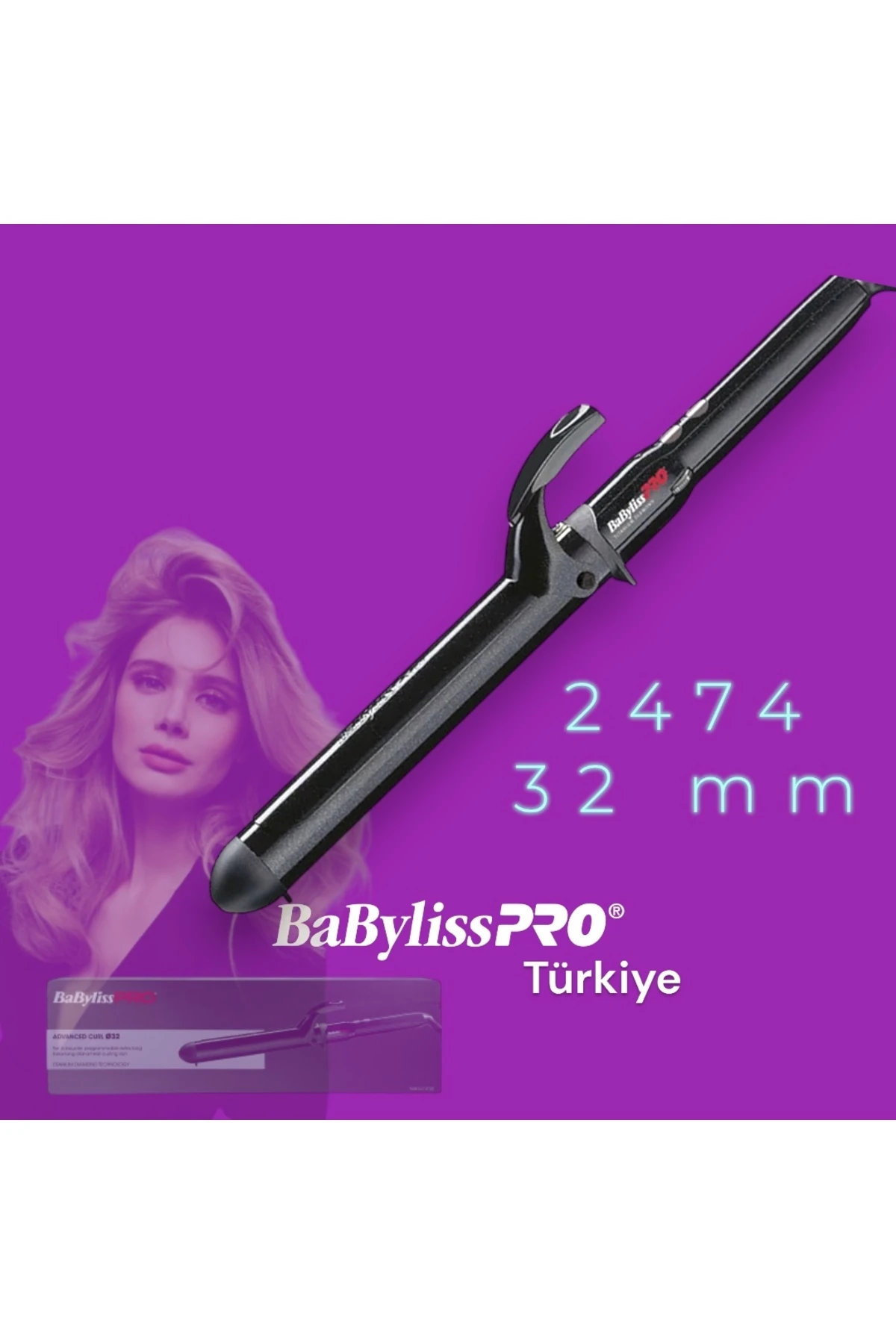 2474TDE 32 MM Titanyum Saç Maşası main variant image