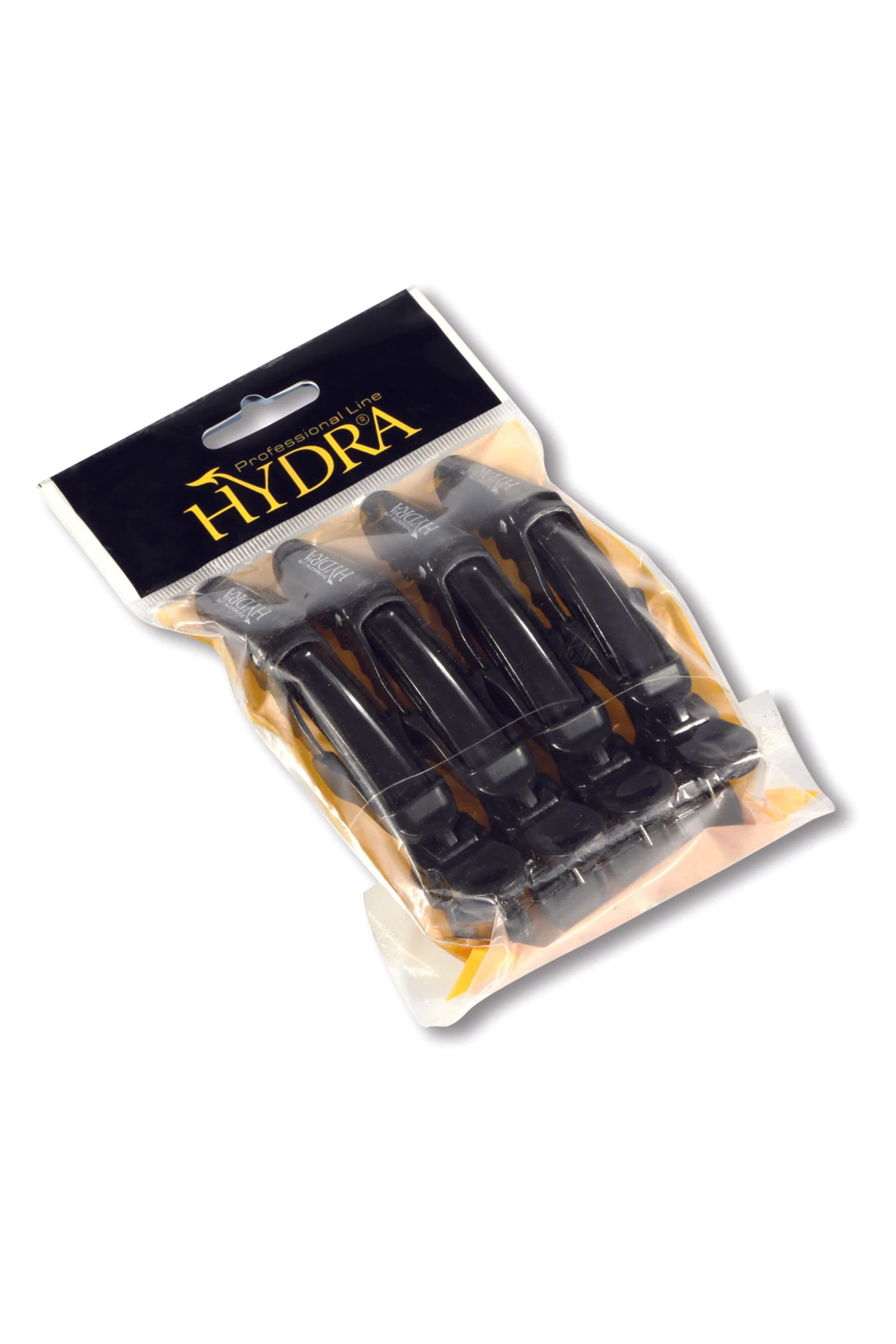 4'lü Saç Pensi Hd-2192 Siyah - Kuaför Tipi - Mandallı Saç Tutucu Klips