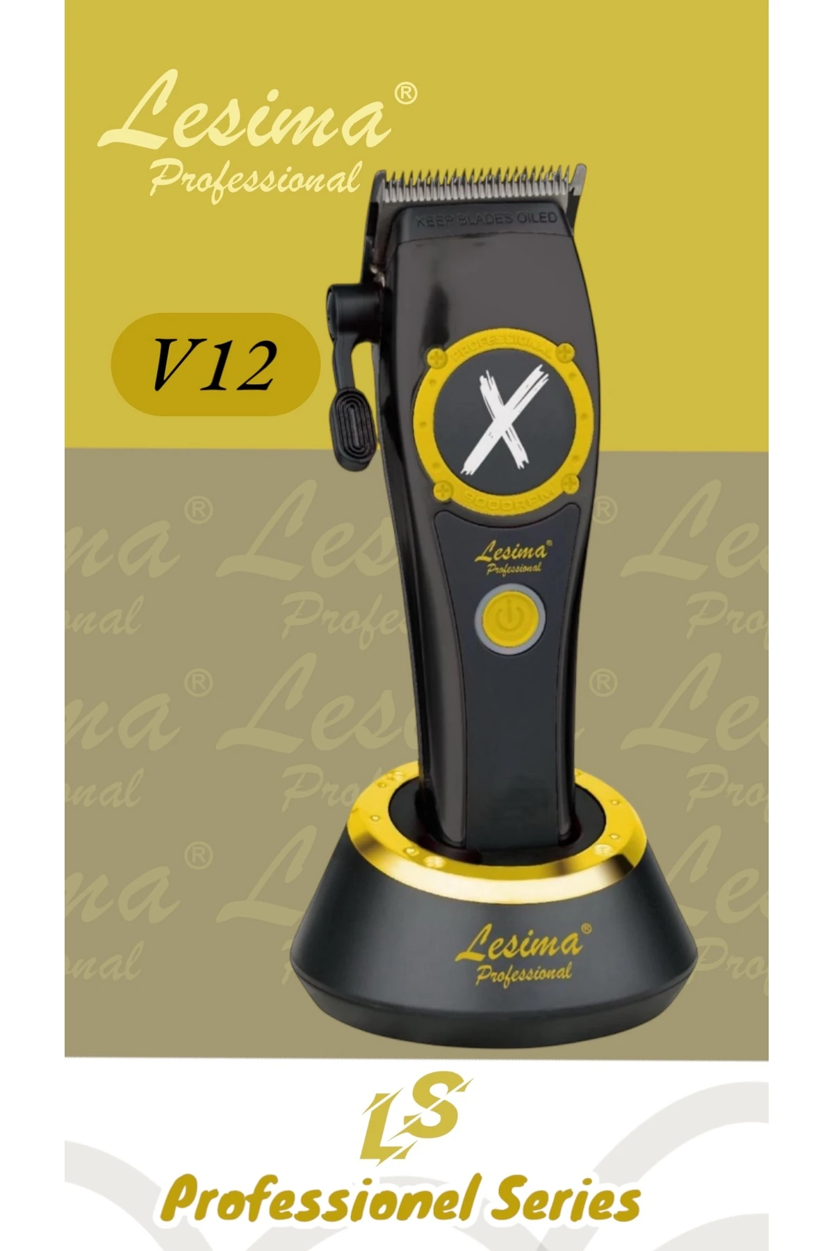 Profesyonel V12 V8 Tıraş Makinası Seti