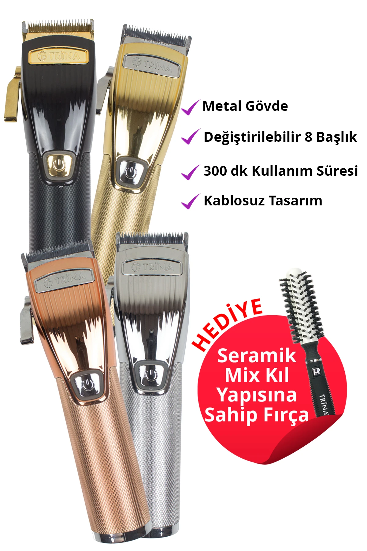 Trnsacks0052 Profesyonel Saç Kesme Makinesi main variant image