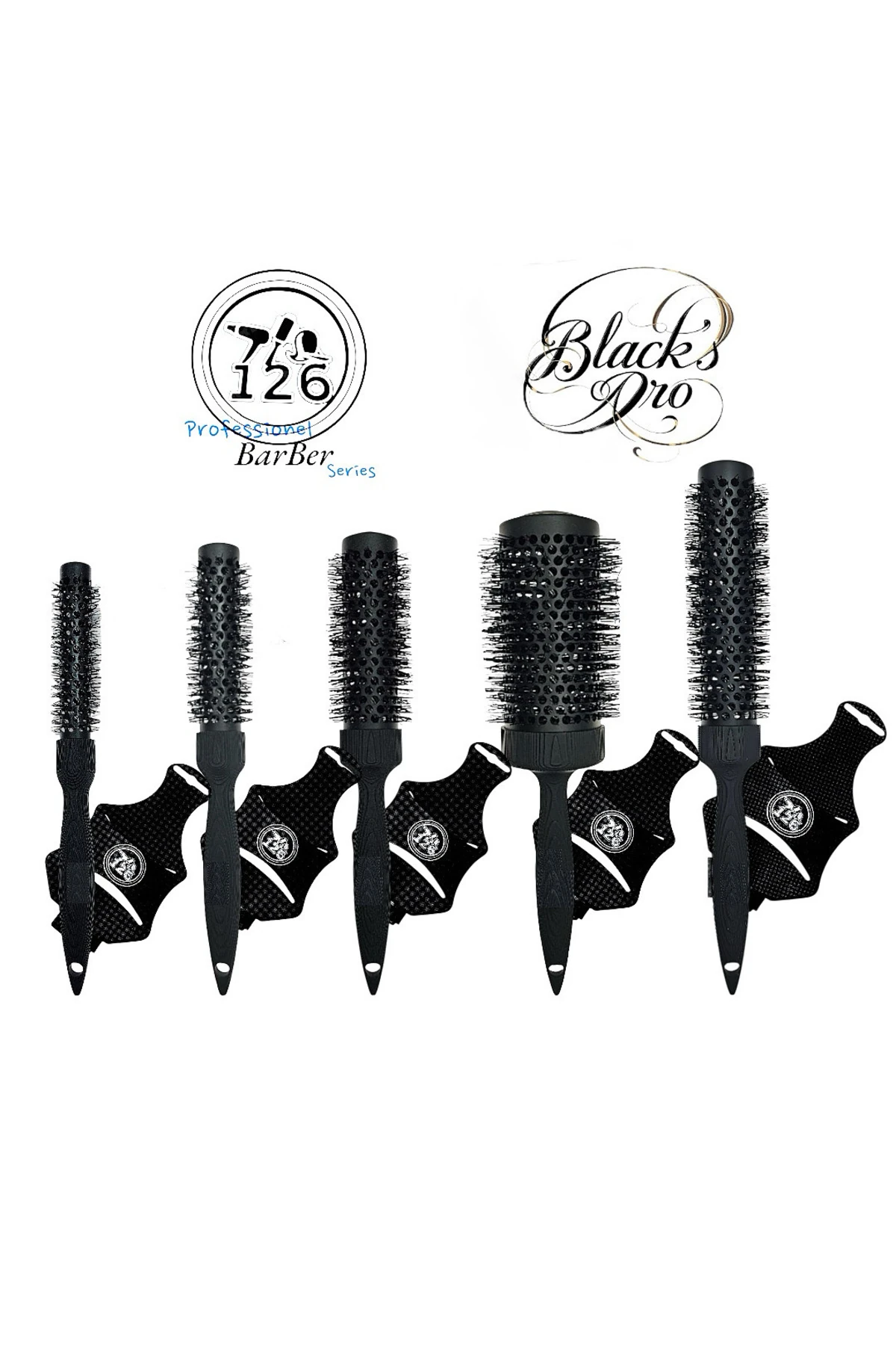126 koz11,koz12,koz13,koz14,koz15 Fön Fırçası Seti BLACKSPRO main variant image
