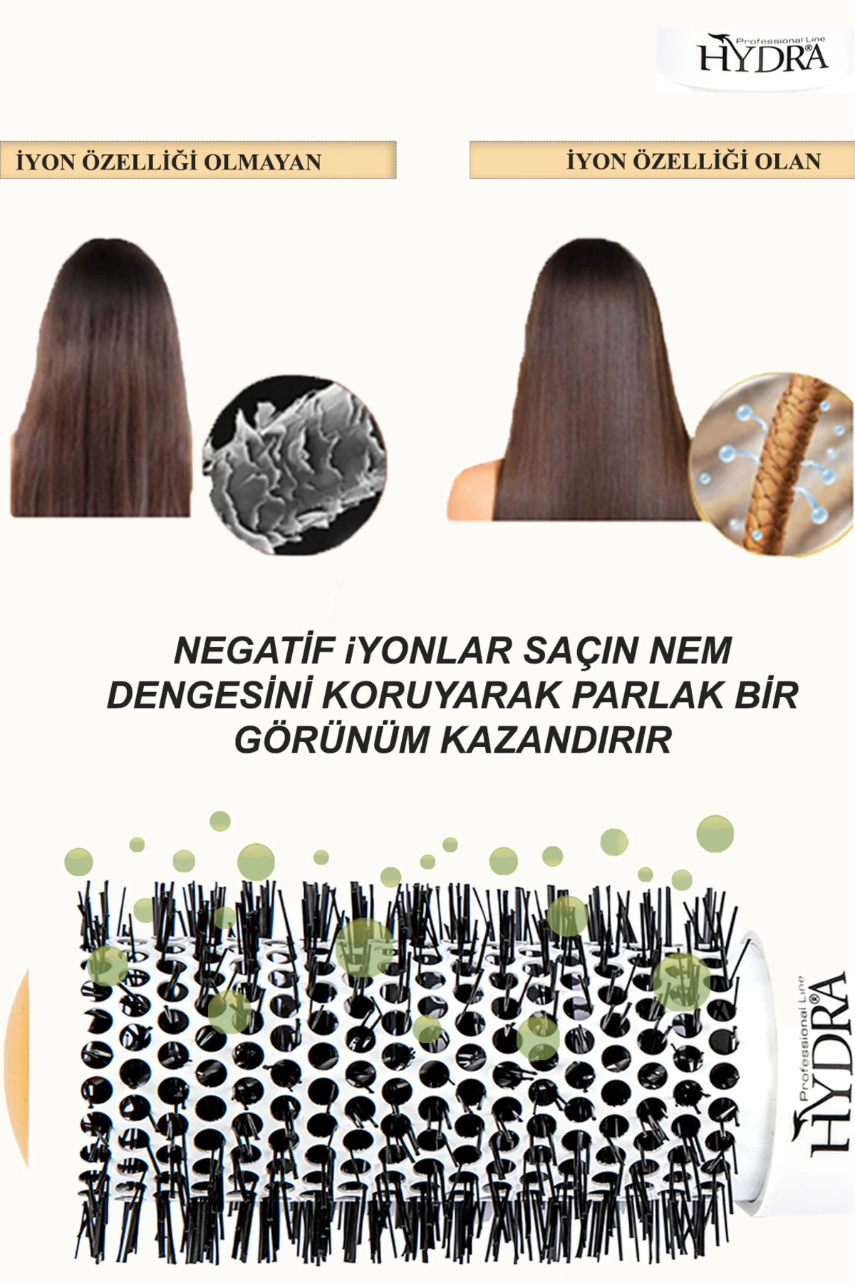 UZUN SAPLI SERAMİK FÖN FIRÇASI