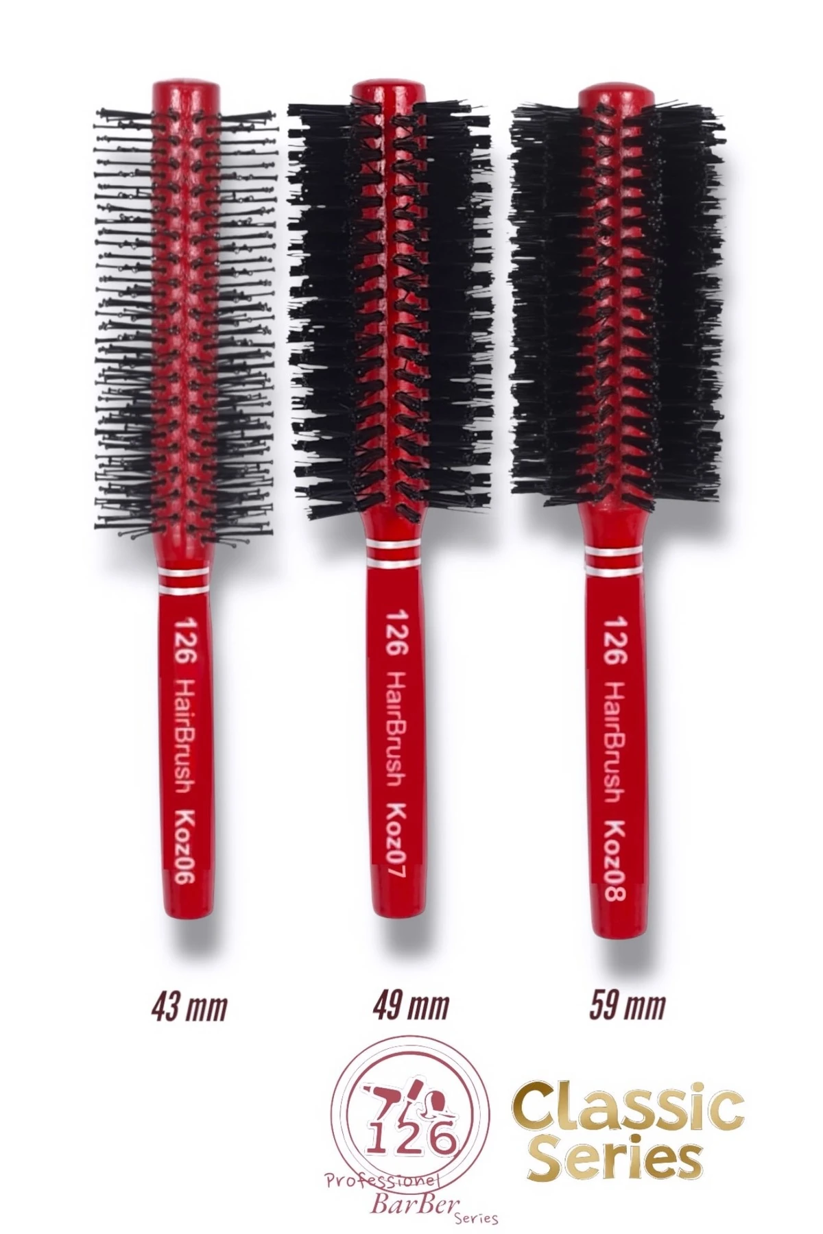 126 koz06 ,koz07, koz08 Fön Fırçası Seti main variant image