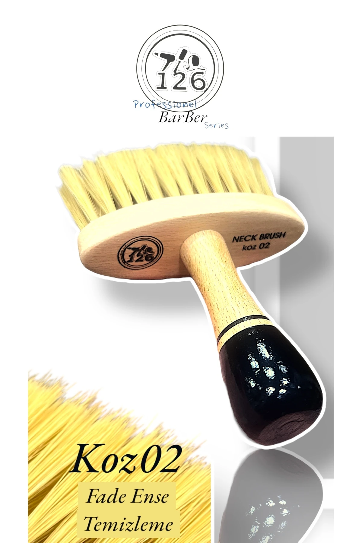 126 Klasik Ense Temizleme Fırçası & Kıl Temizleme Fırçası (Neck Brush)