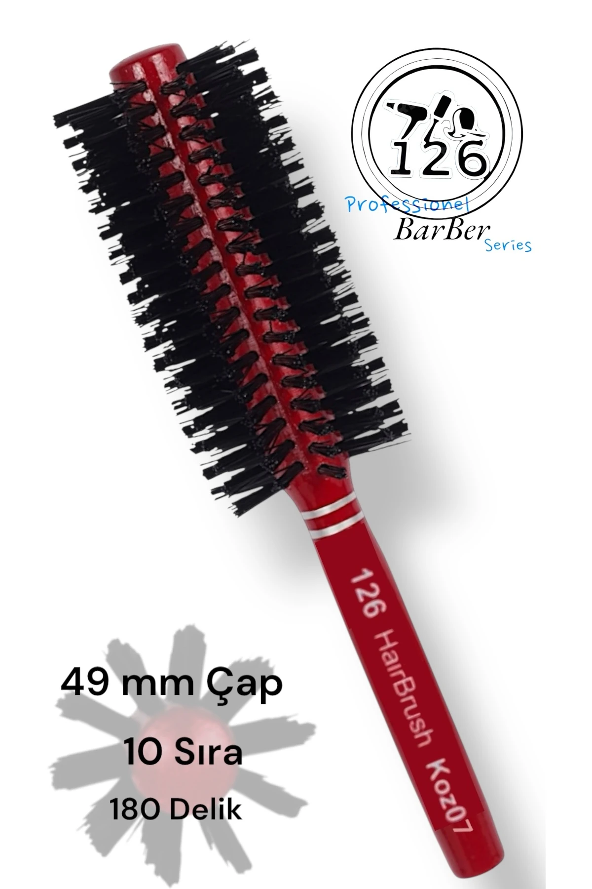 126 koz07 Saç Fön Fırçası (49 mm Çap , Kısa Ve Orta Saçlar) main variant image