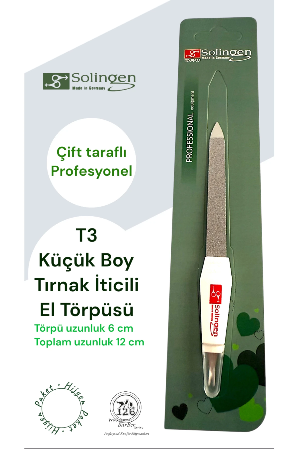 Solingen T3 Törpü (Kısa Boy, Tırnak İtici Dahil) main variant image