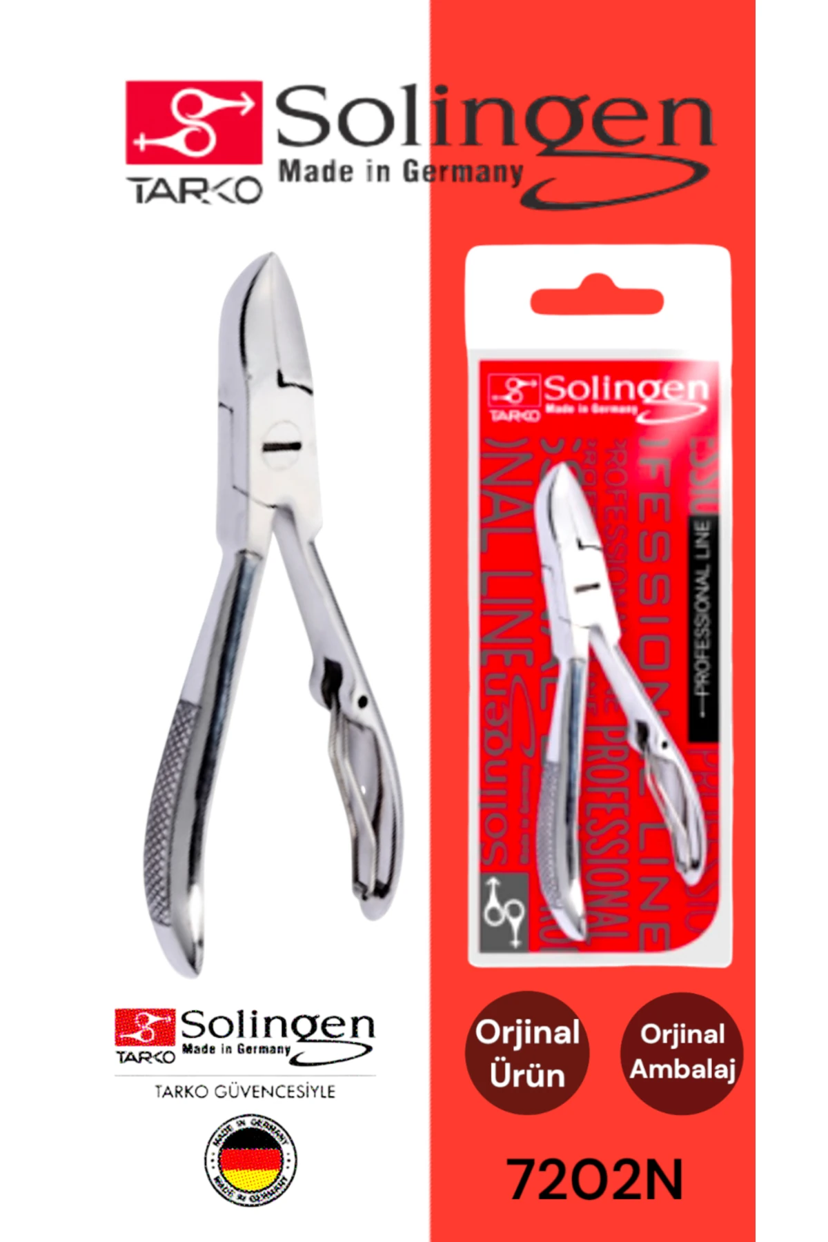 Solingen 7202N Ayak Tırnak Pensi (Tarko Solingen Ürünüdür) main variant image