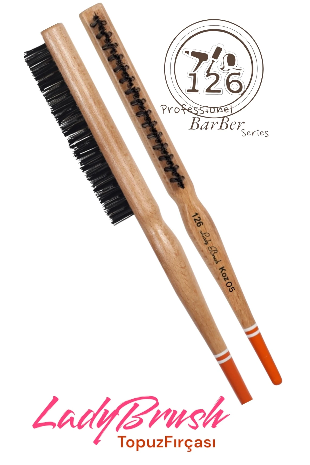 126 koz05 LADYBRUSH TOPUZ FIRÇASI