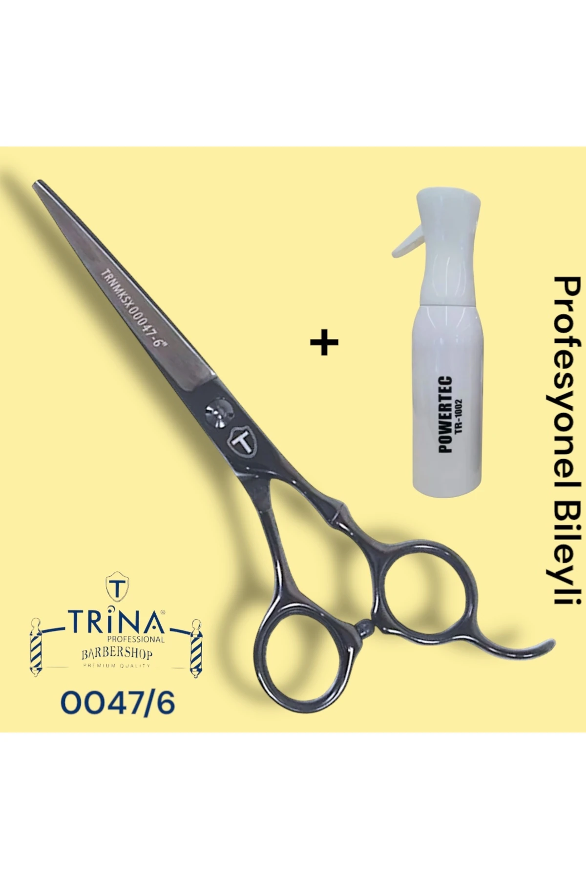 0047 6 inç Saç Kesme Makası + Suluk Hediyeli