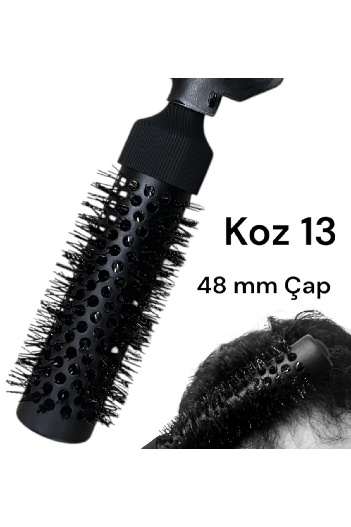 126 koz13 Profesyonel Fön Fırçası (48 mm Çap ) BLACKSPRO