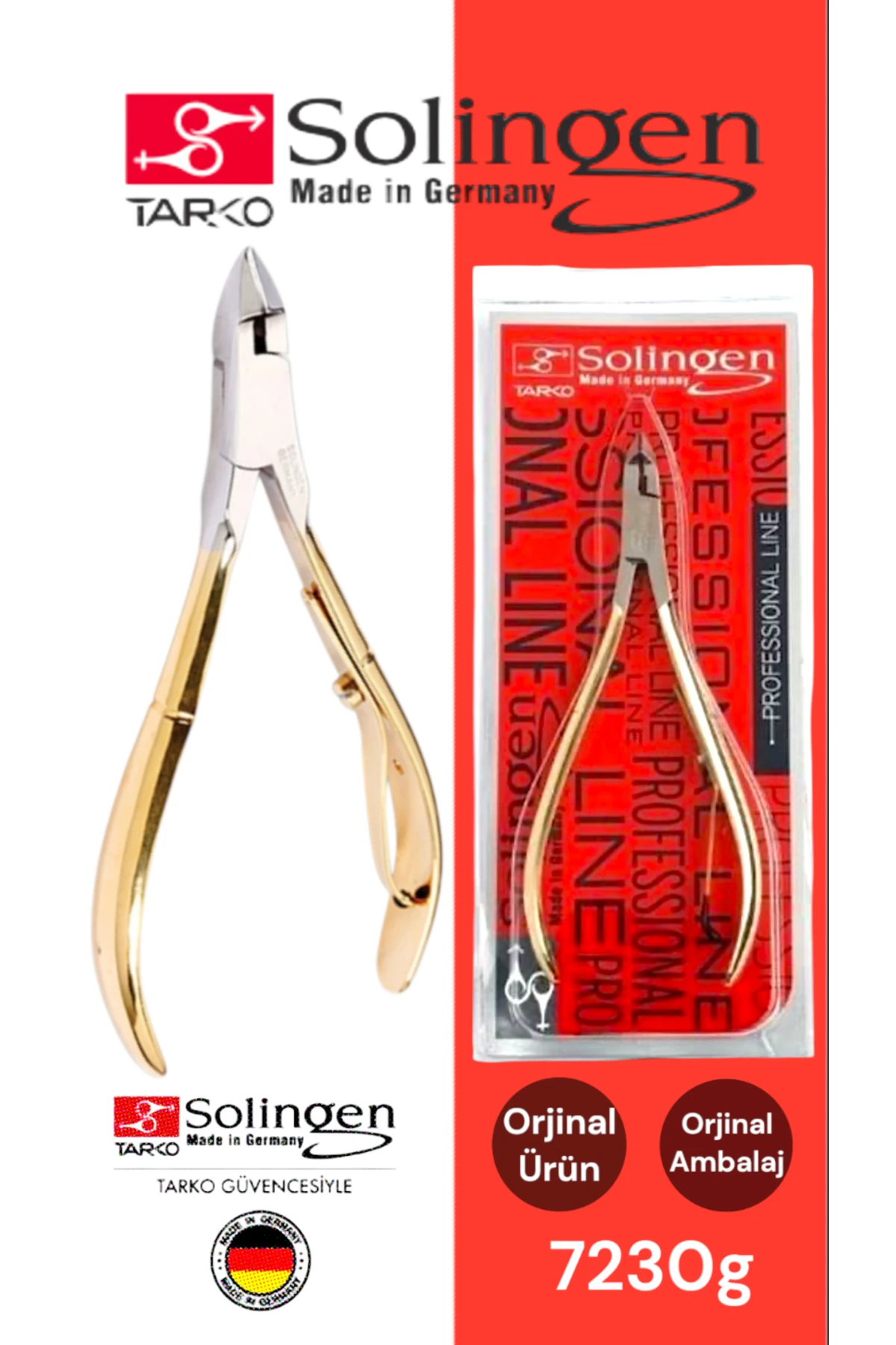 Solingen 7230G Manikür Pensi (Tarko Solingen Ürünüdür) main variant image