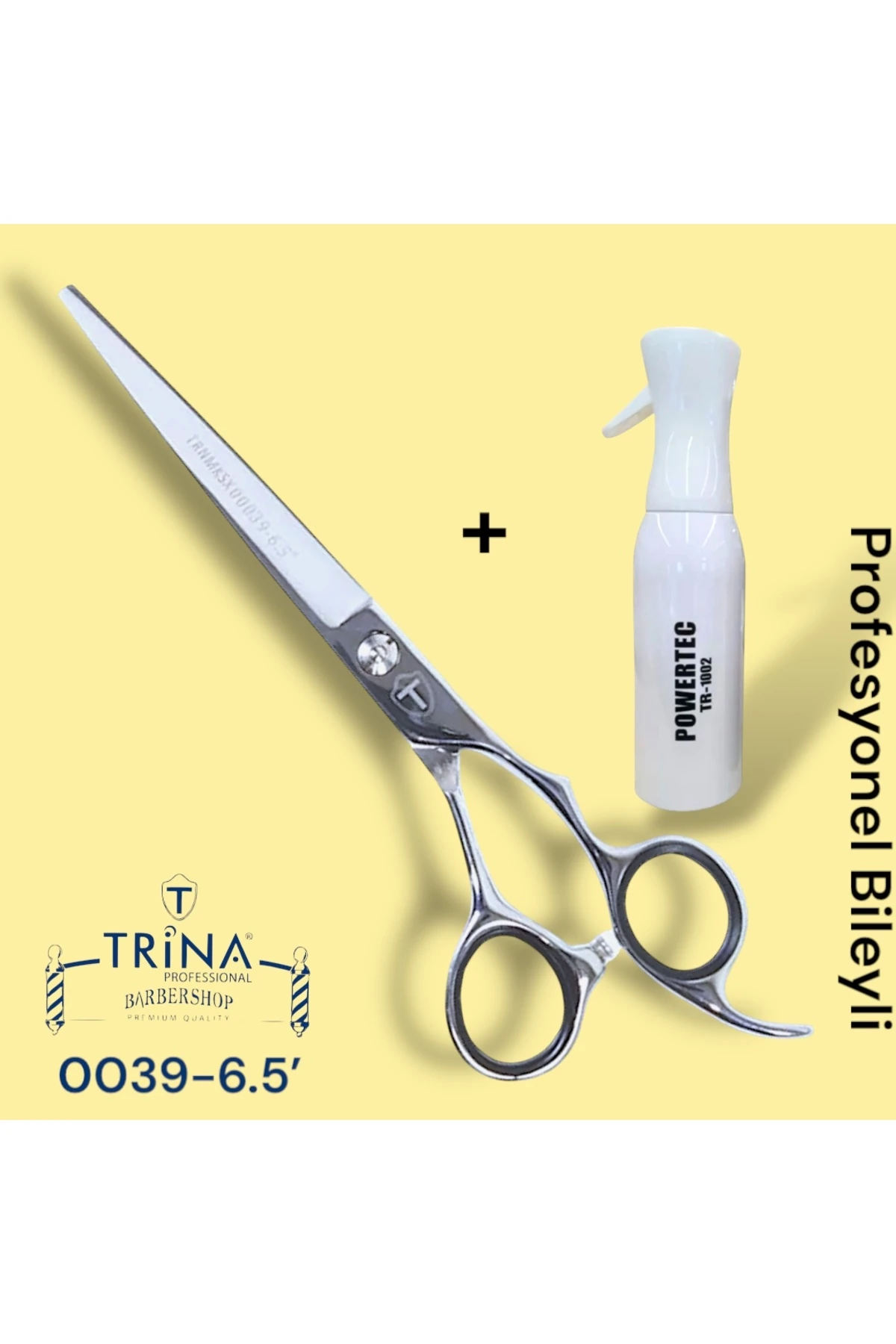 0039 6.5 Saç Kesme Makası + suluk hediyeli