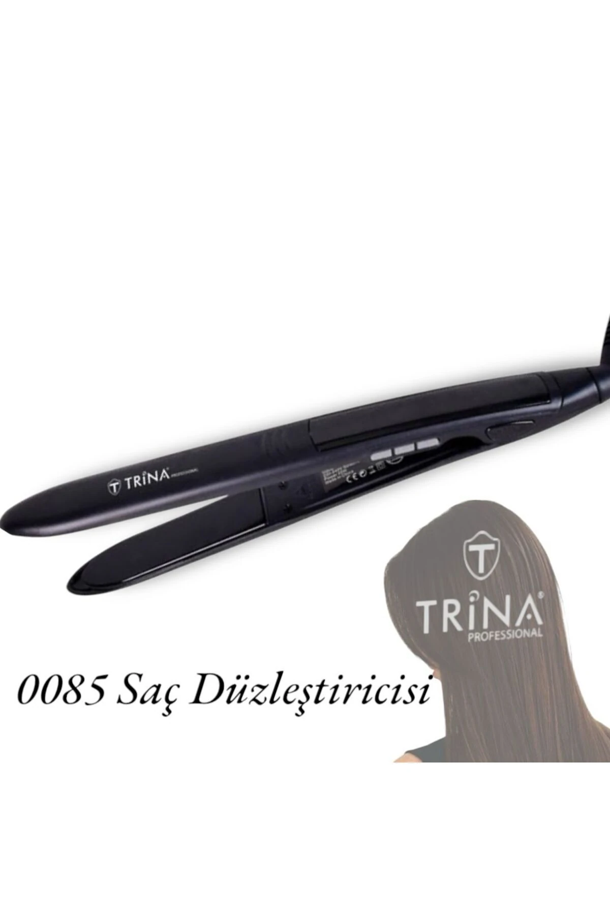 TRİNA 0085 PROFESYONEL SAÇ DÜZLEŞTİRİCİSİ - Saç Wax Ve Saç Tarağı Hediyeli