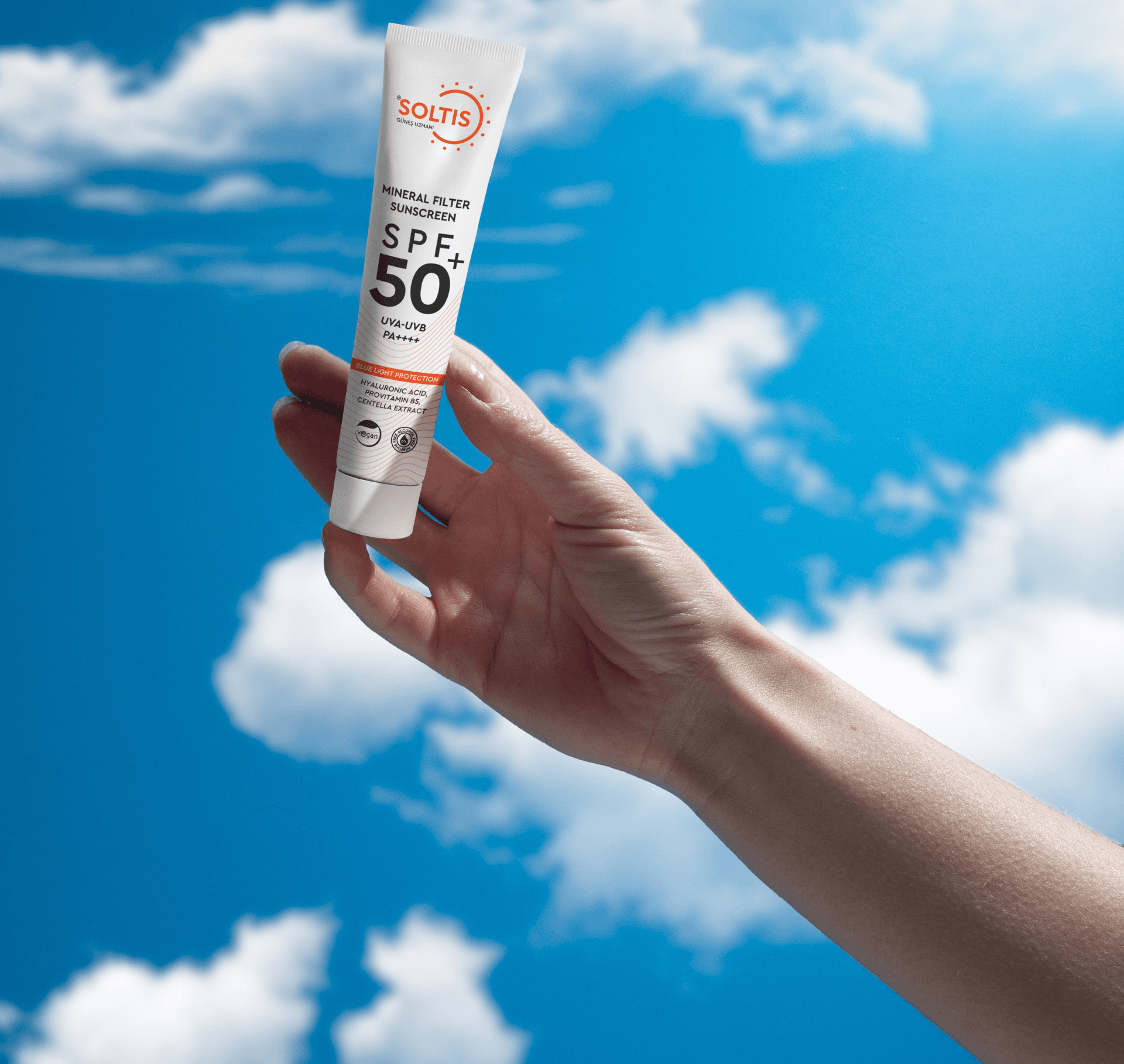 Soltis % 100 Mineral Güneş Koruyucu Krem SPF50+ Pa++++