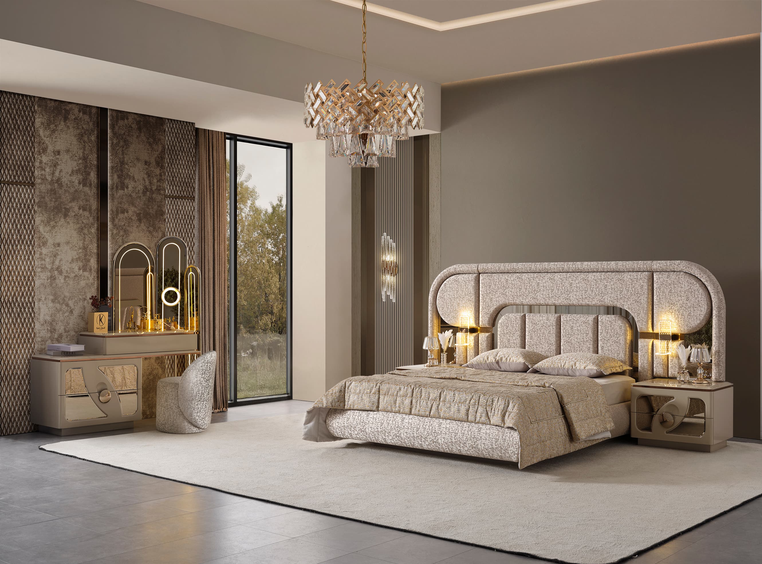 Grand Gold Yatak Odası