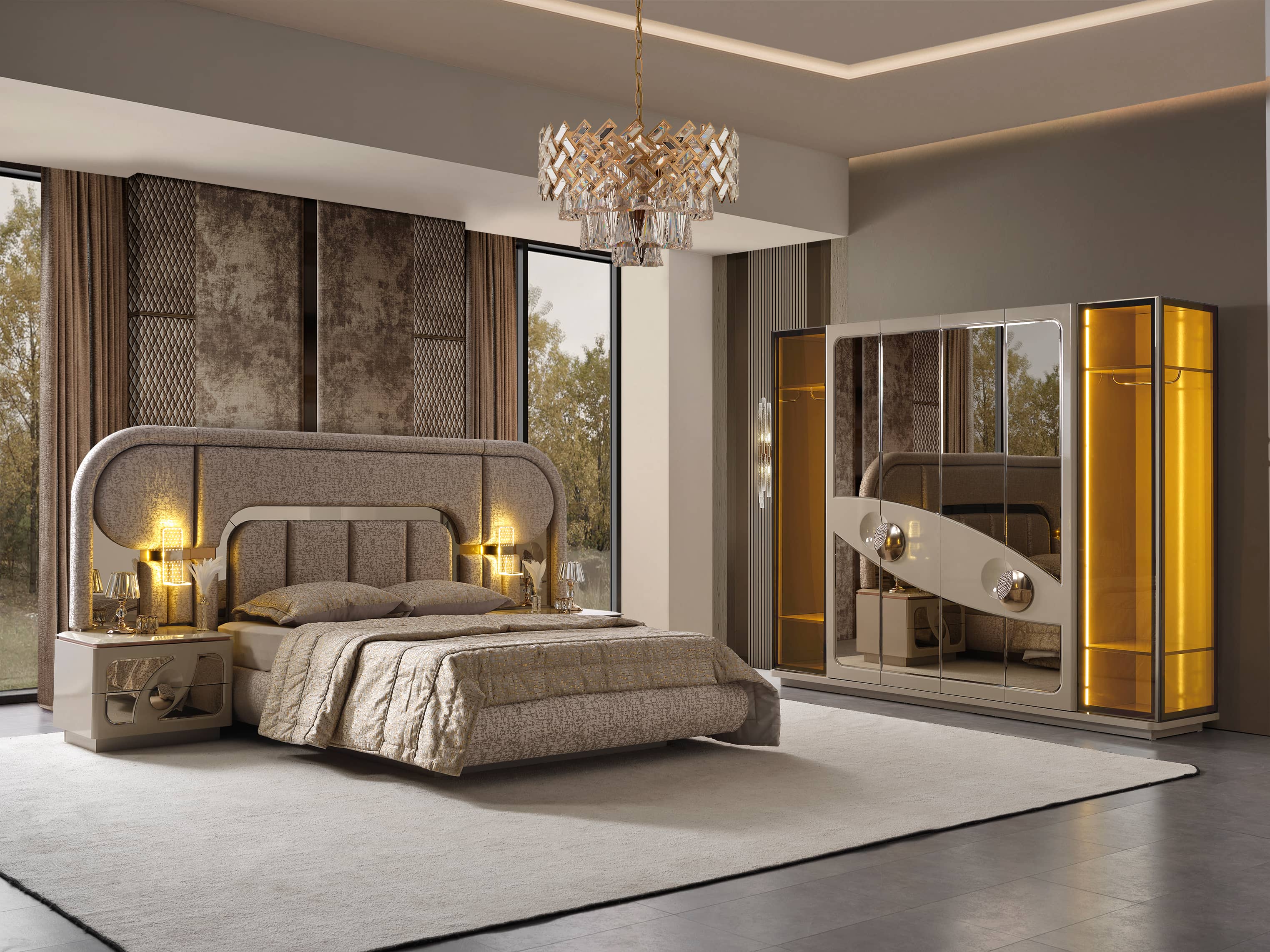 Grand Gold Yatak Odası