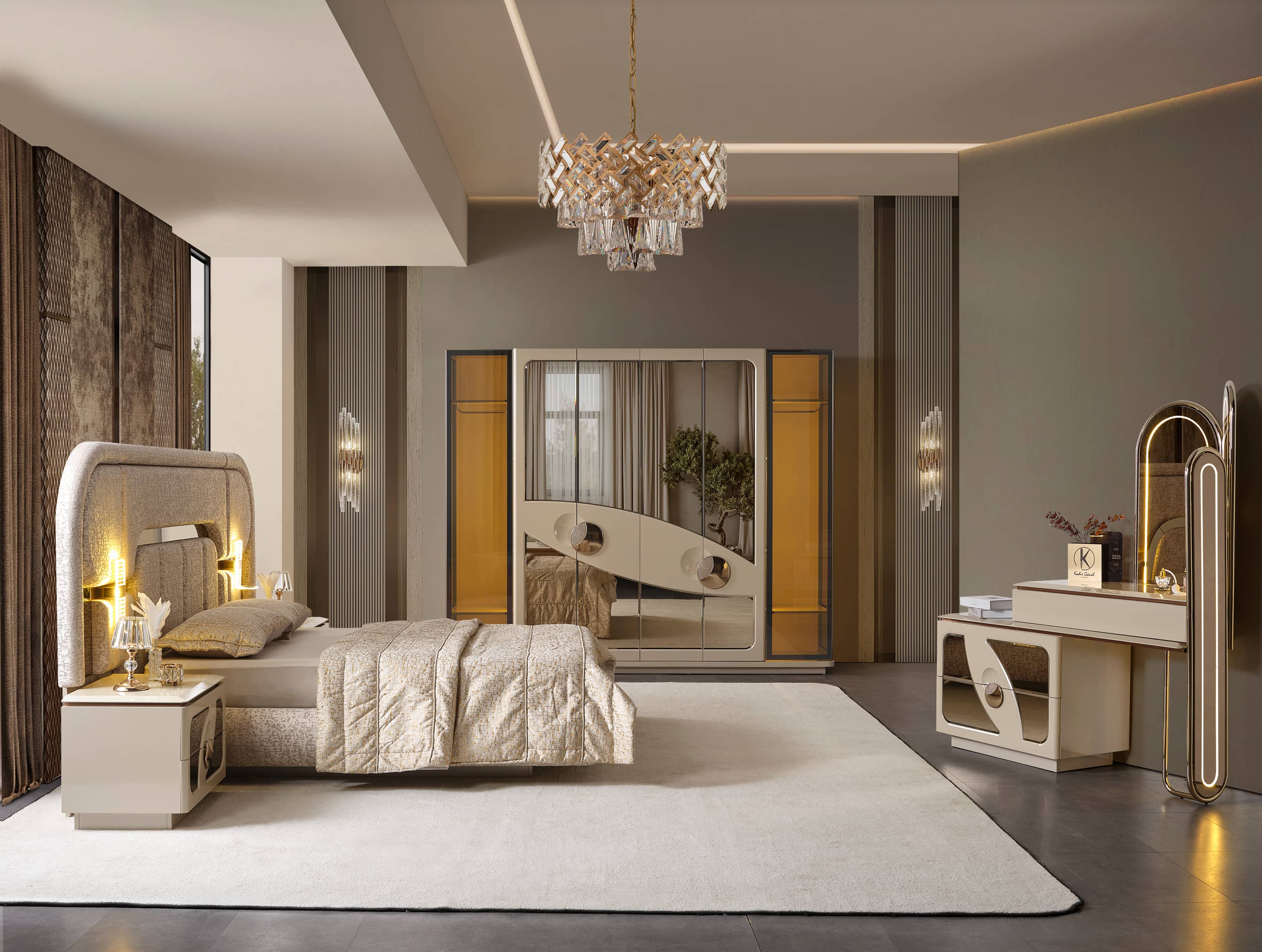 Grand Gold Yatak Odası