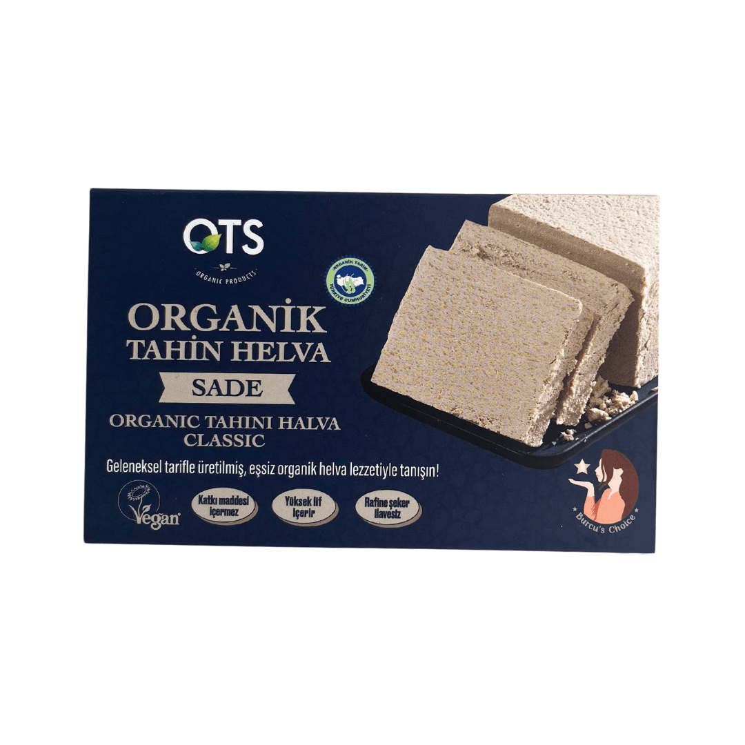 OTS Organic Plain Tahini Halva 200g