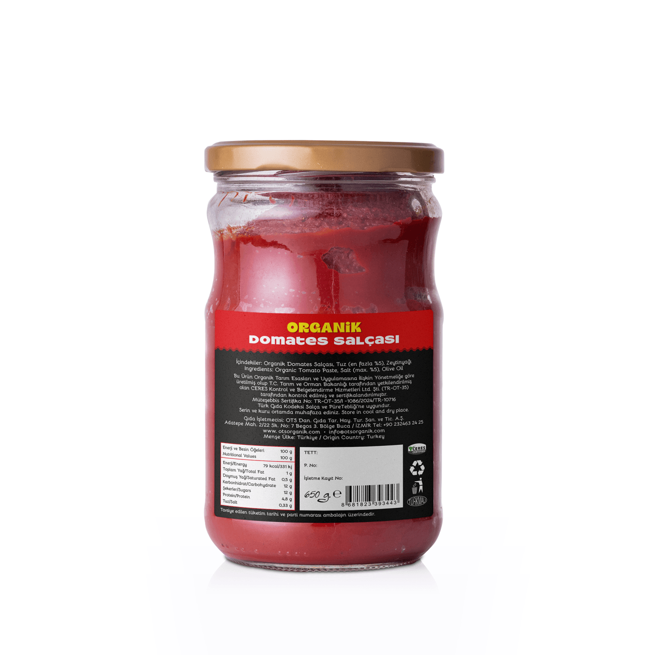 Organic Tomato Paste