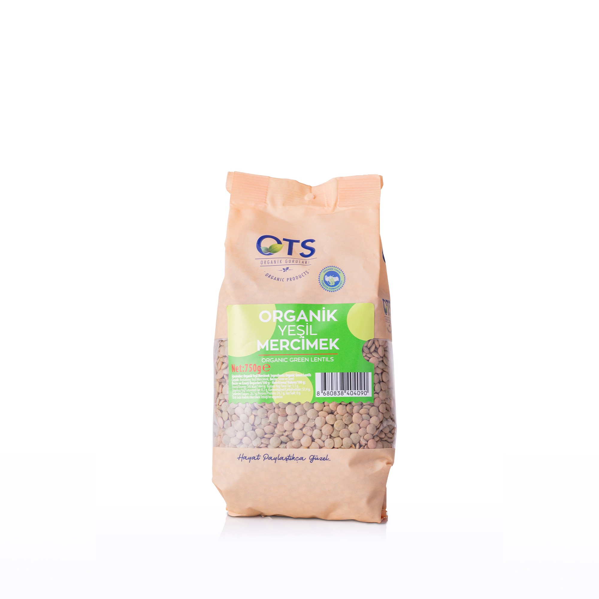 Organic Green Lentils