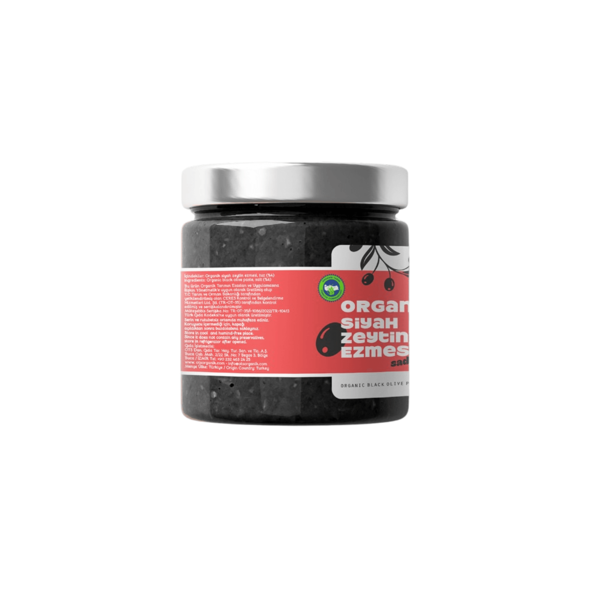 Organik Siyah Zeytin Ezmesi (Sade)
