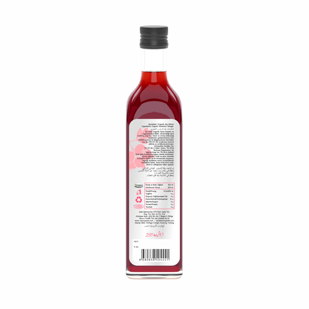 Organic Hawthorn Vinegar