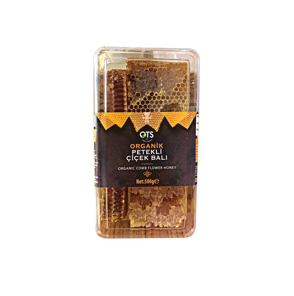 Organic Honeycomb Flower Honey