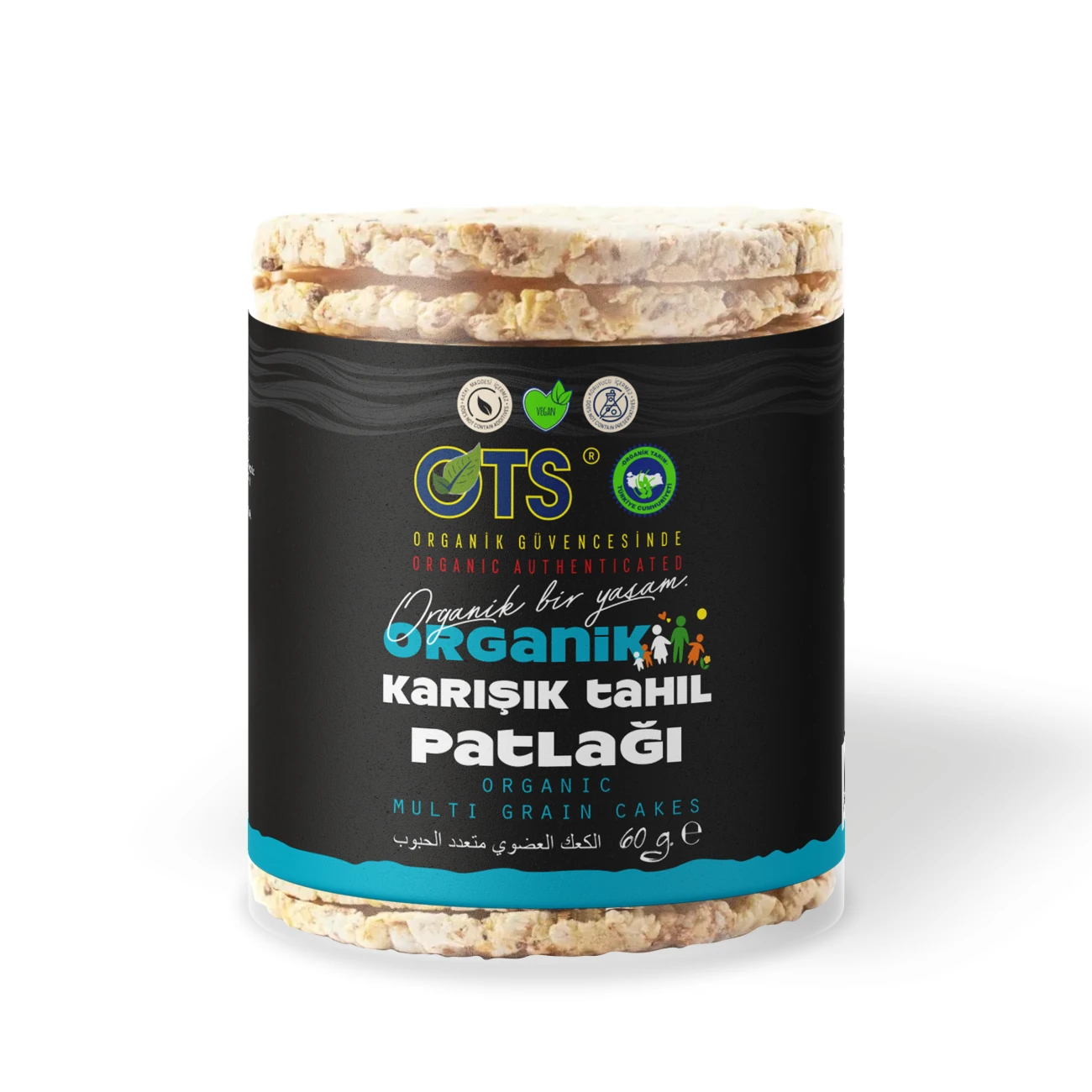 OTS Organik Karışık Tahıl Patlağı 3'lü 60 g