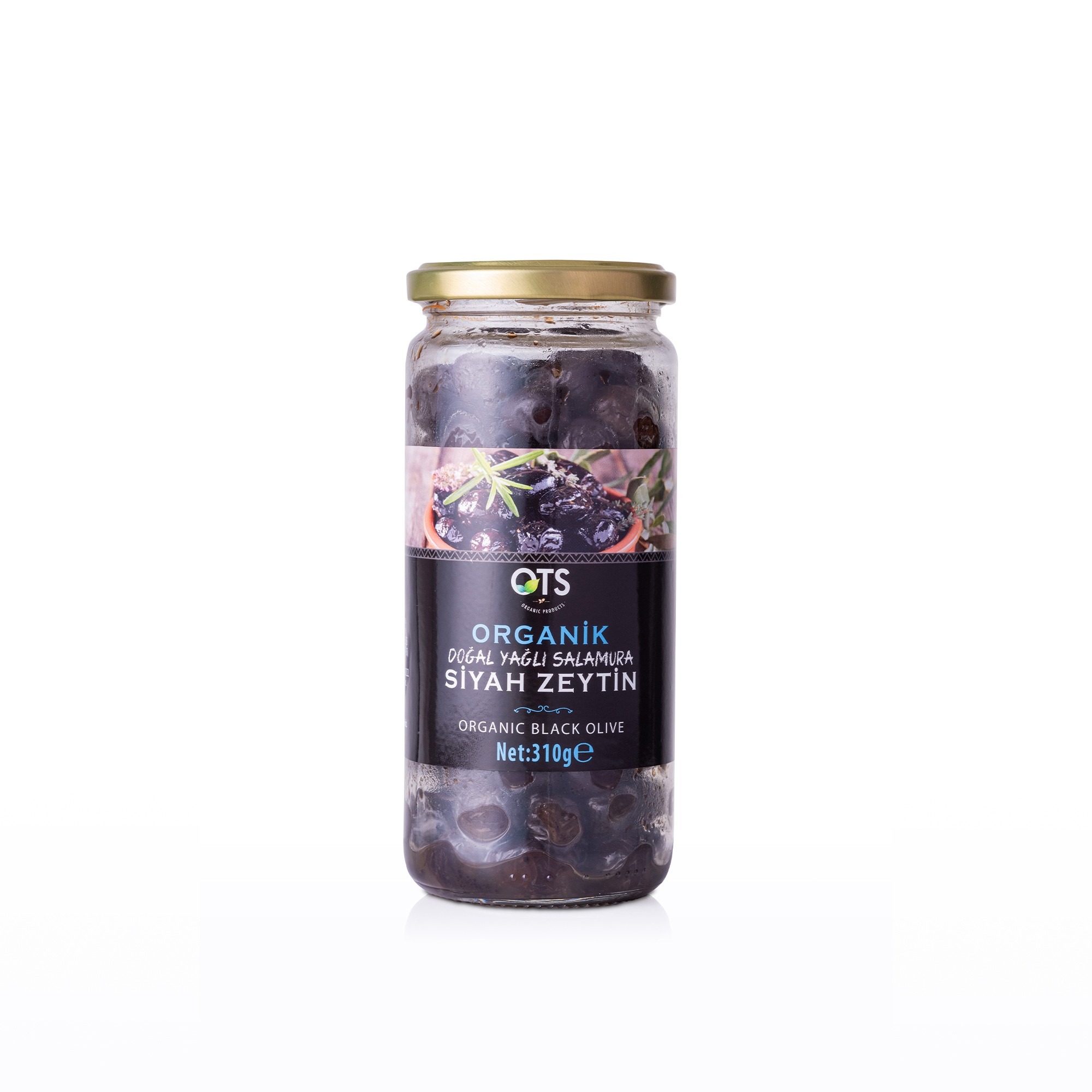 Organic Black Olives Gemlik Type – Naturally Oily & Brined