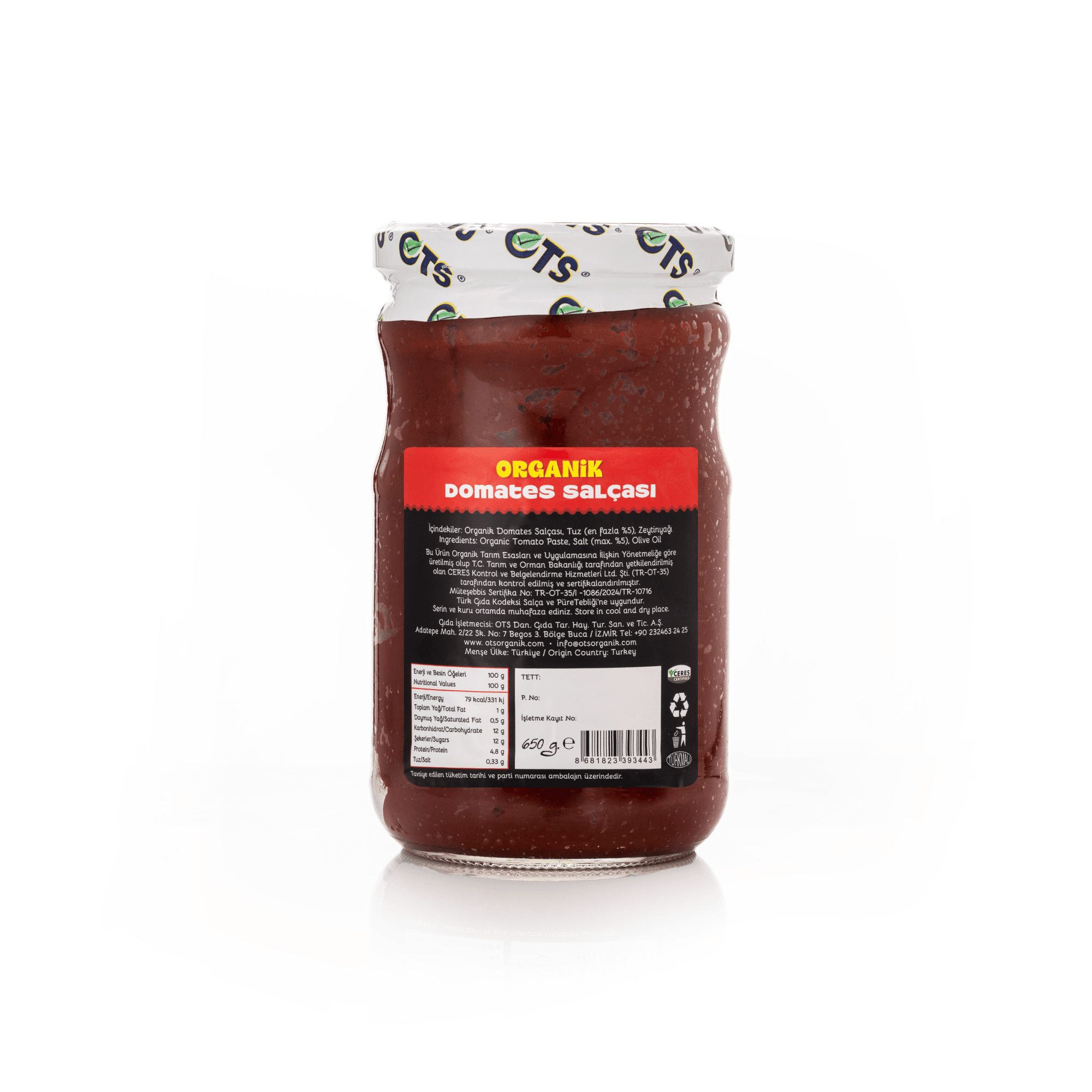 Organic Tomato Paste