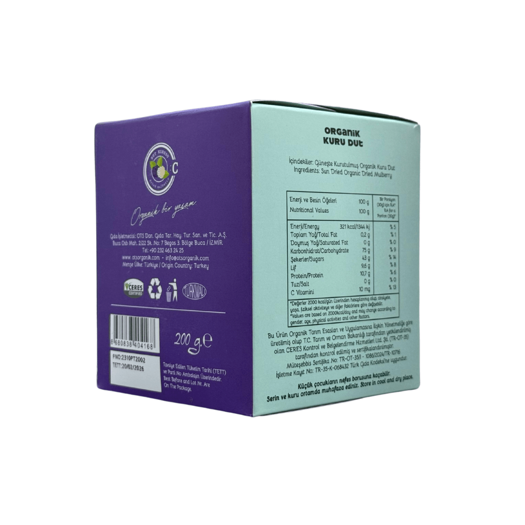 Organic Dried Mulberries
