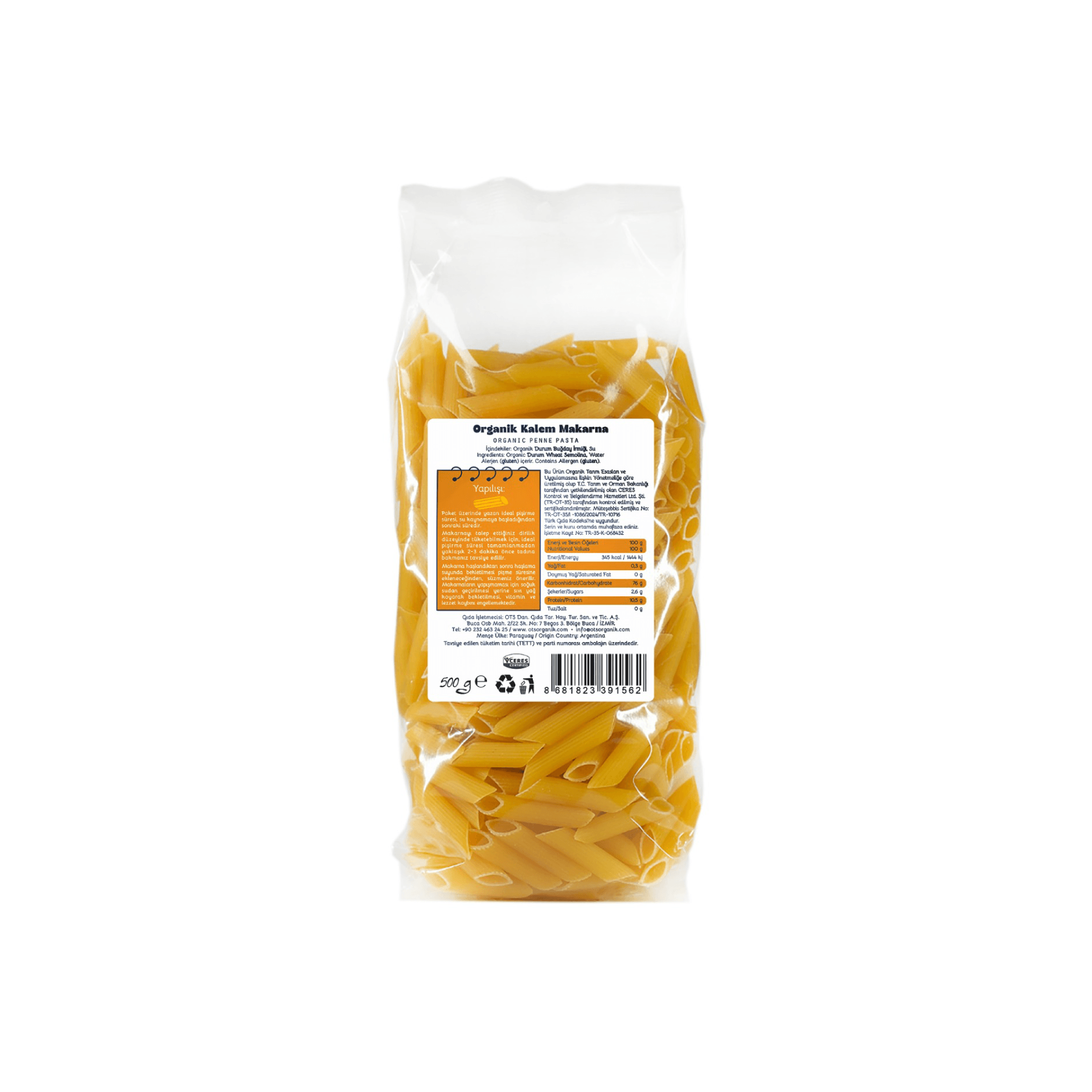 Organic Penne Pasta
