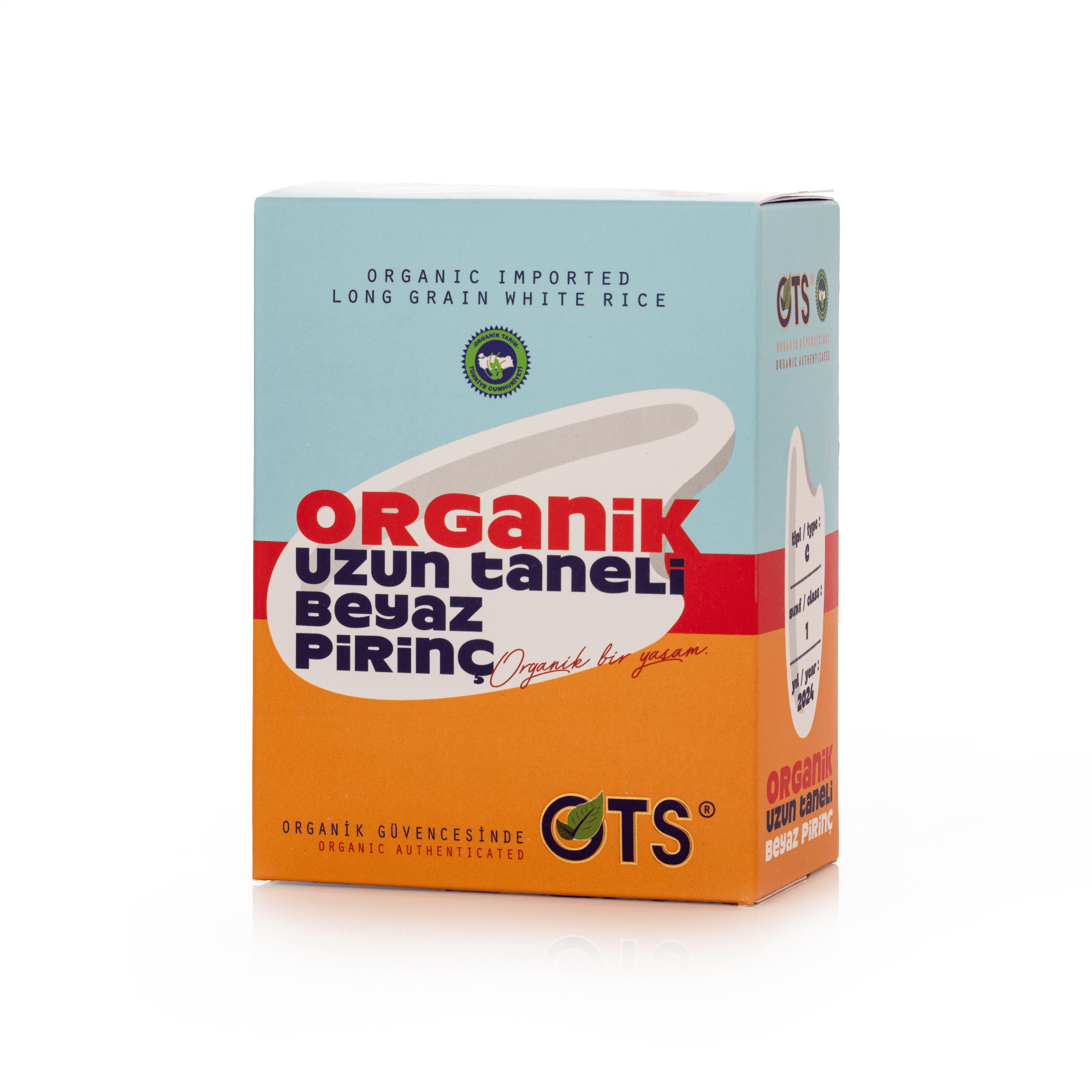Ots Organik Uzun Taneli Beyaz Pirinç