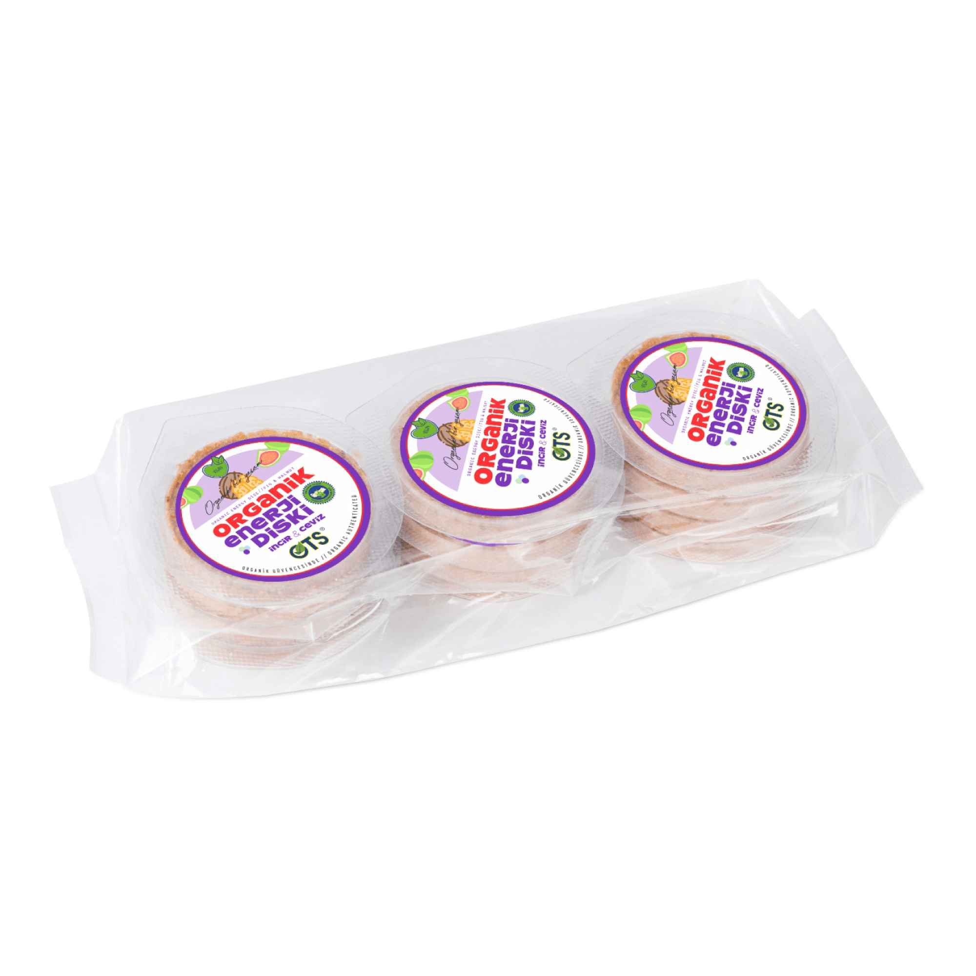 Energy Disc Fig-Walnut Cellophane x12