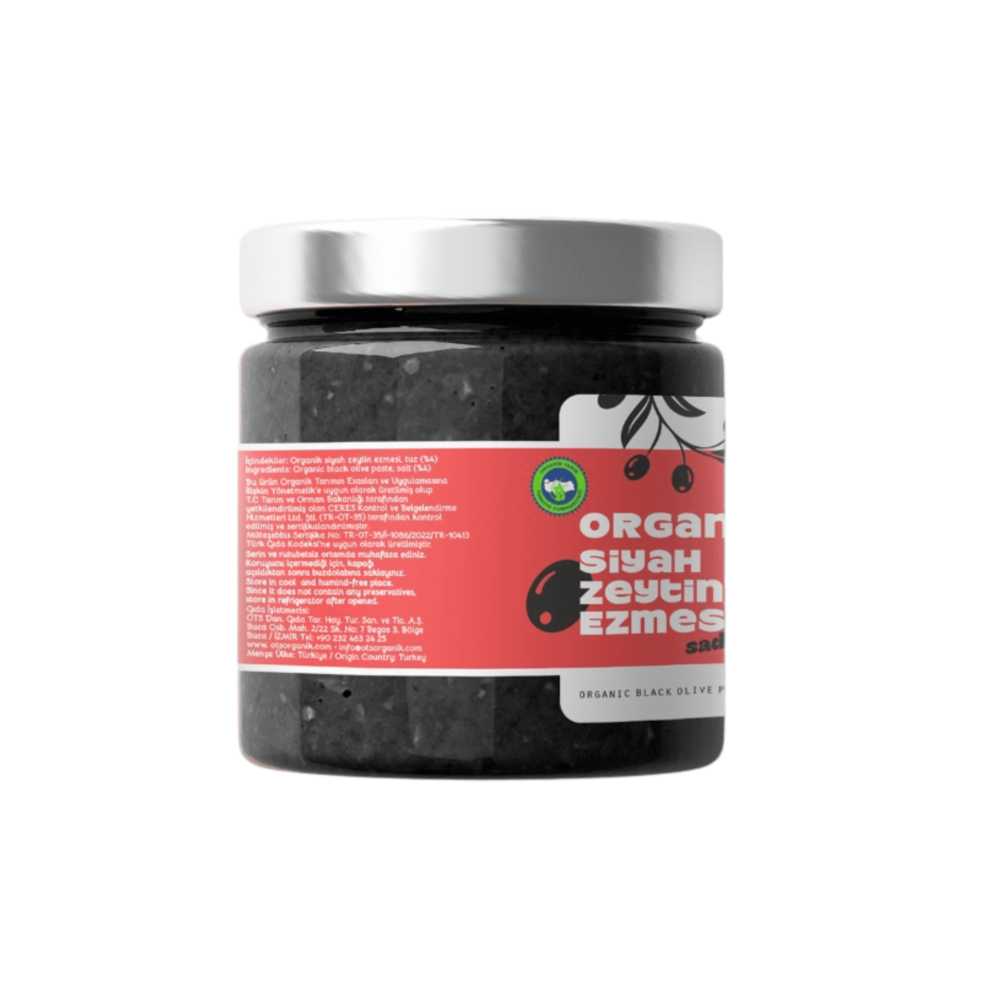 Organic Black Olive Paste (Plain)