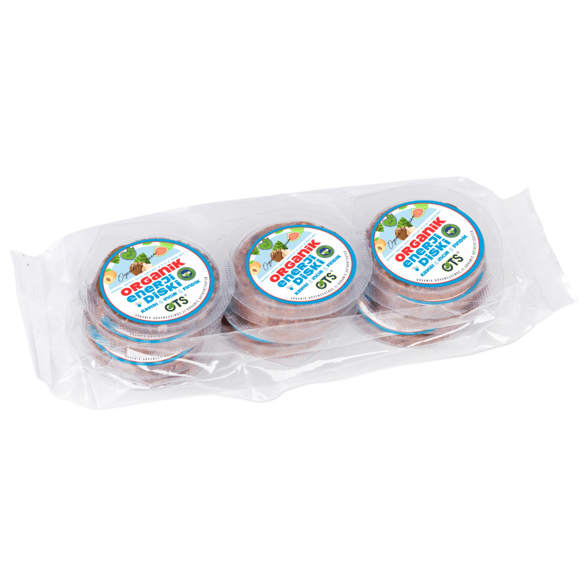 Energy Disc Apricot-Fig-Hazelnut Cellophane x12