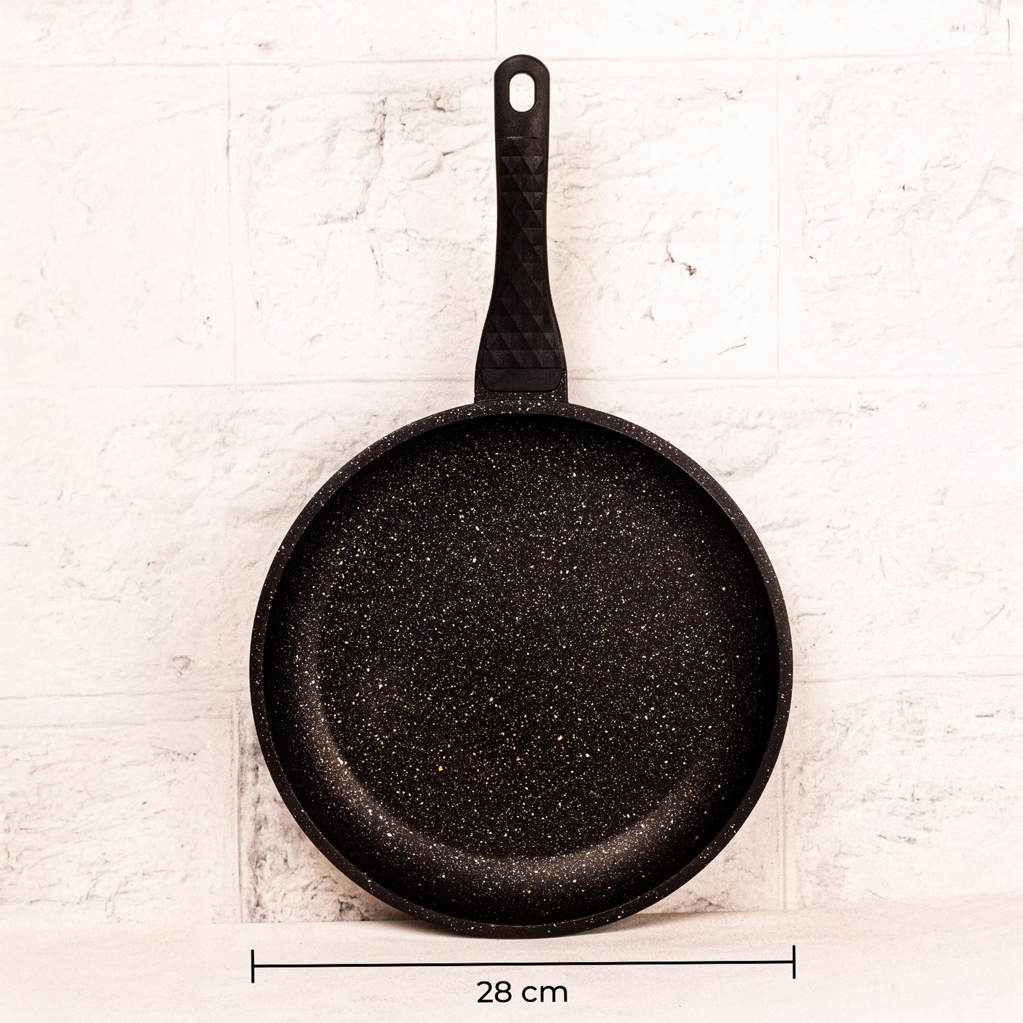Best Chef - 3'lü Döküm Tava Seti Siyah 20-24-28 cm