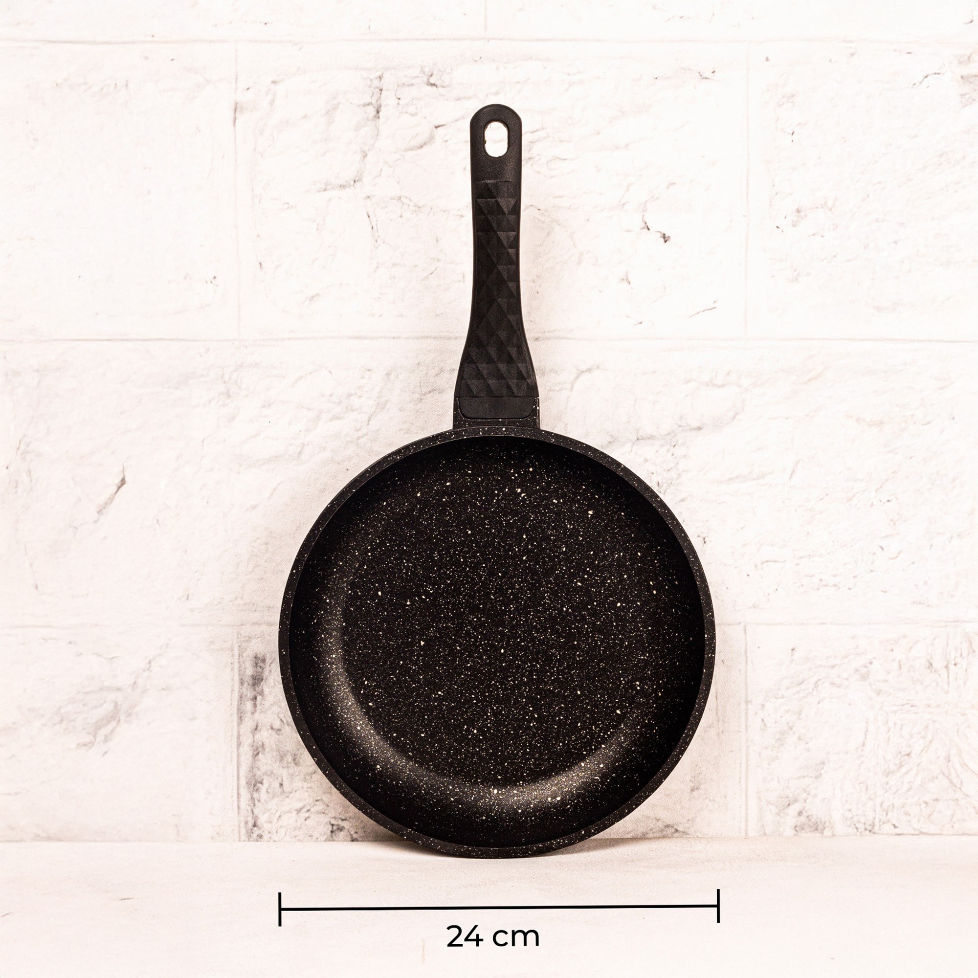 Best Chef - 3'lü Döküm Tava Seti Siyah 20-24-28 cm
