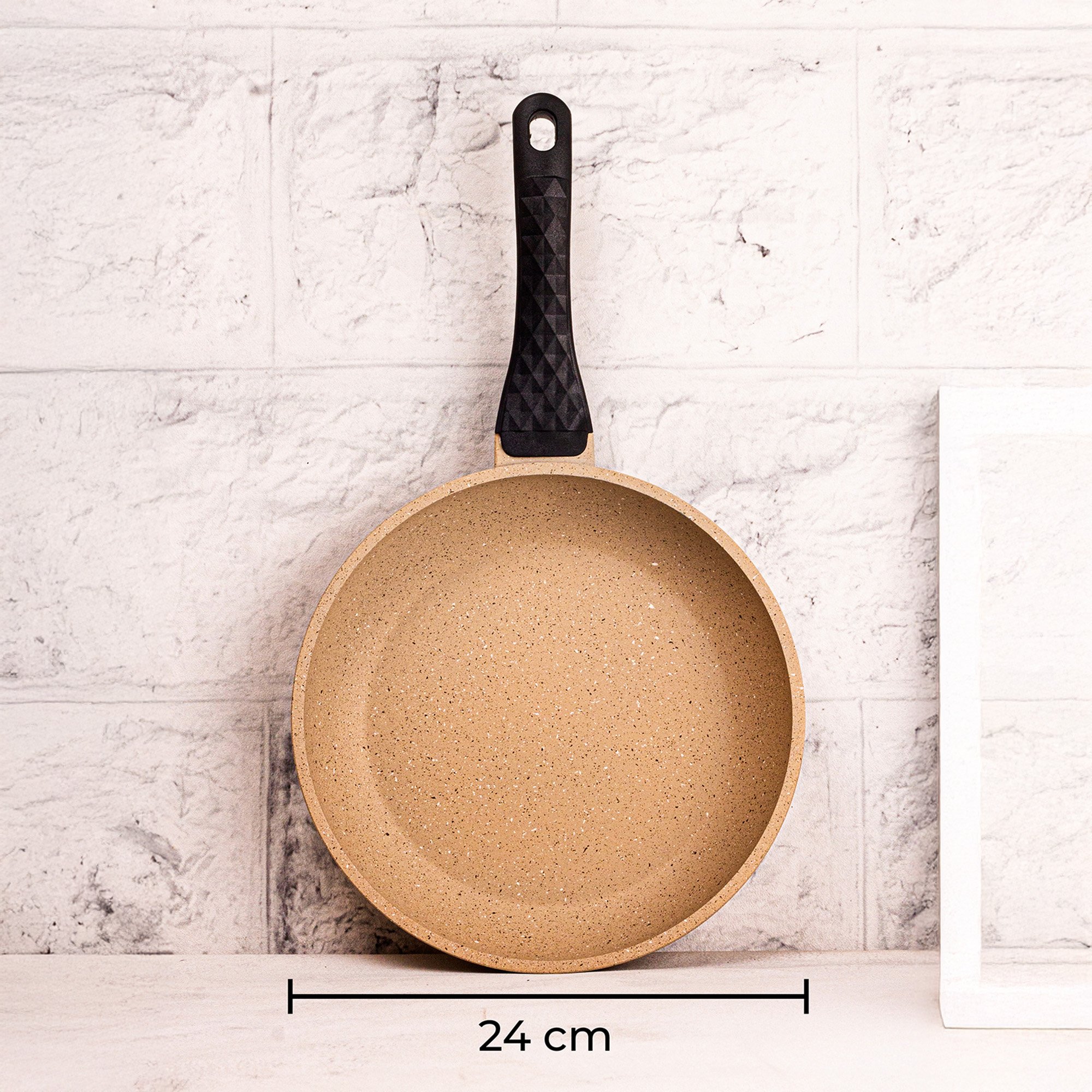 Best Chef - 2'li Döküm Tava Seti Vizon 20-24 cm