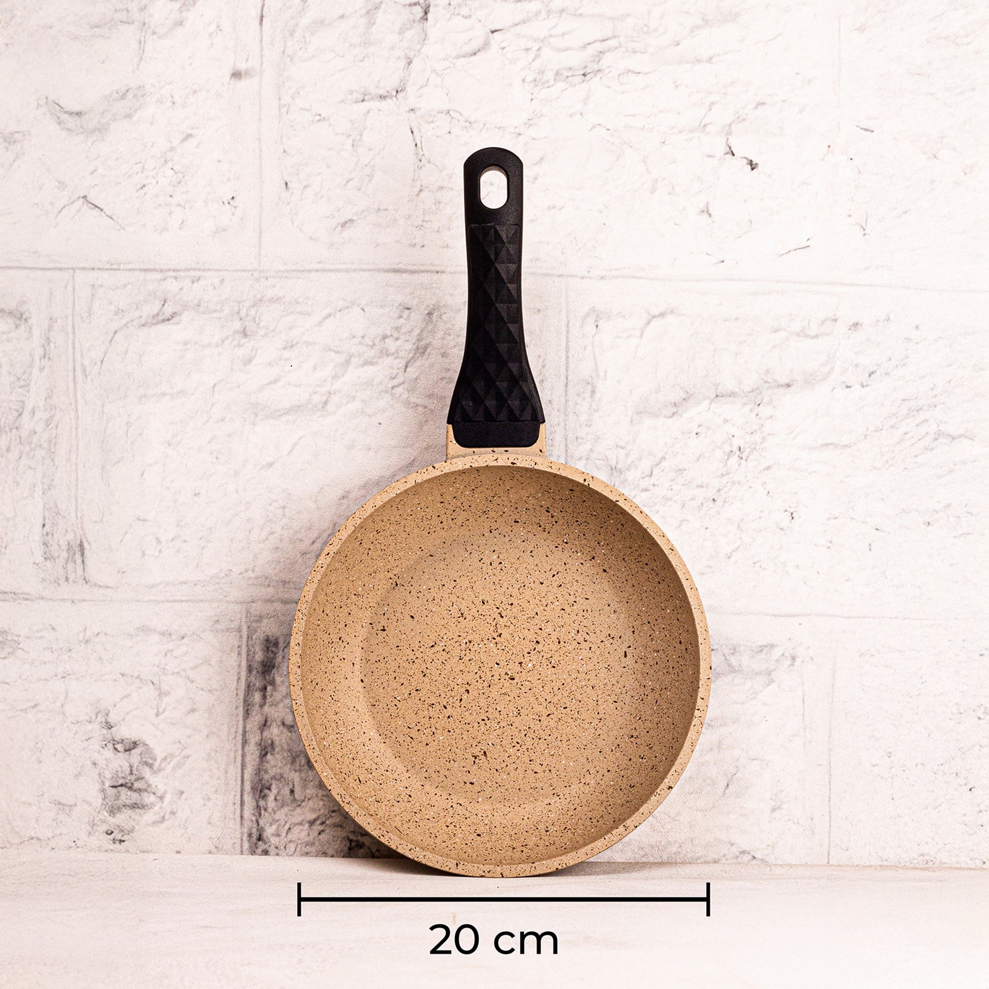 Best Chef - 2'li Döküm Tava Seti Vizon 20-24 cm