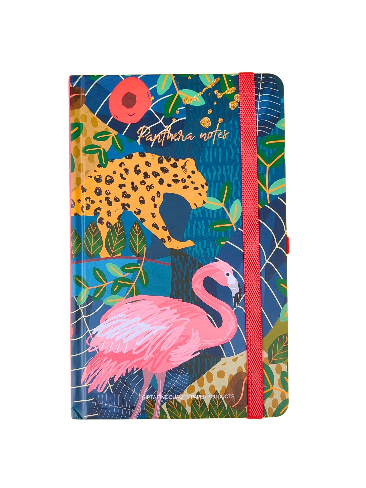 Red Panthera Sert Kapak Defter