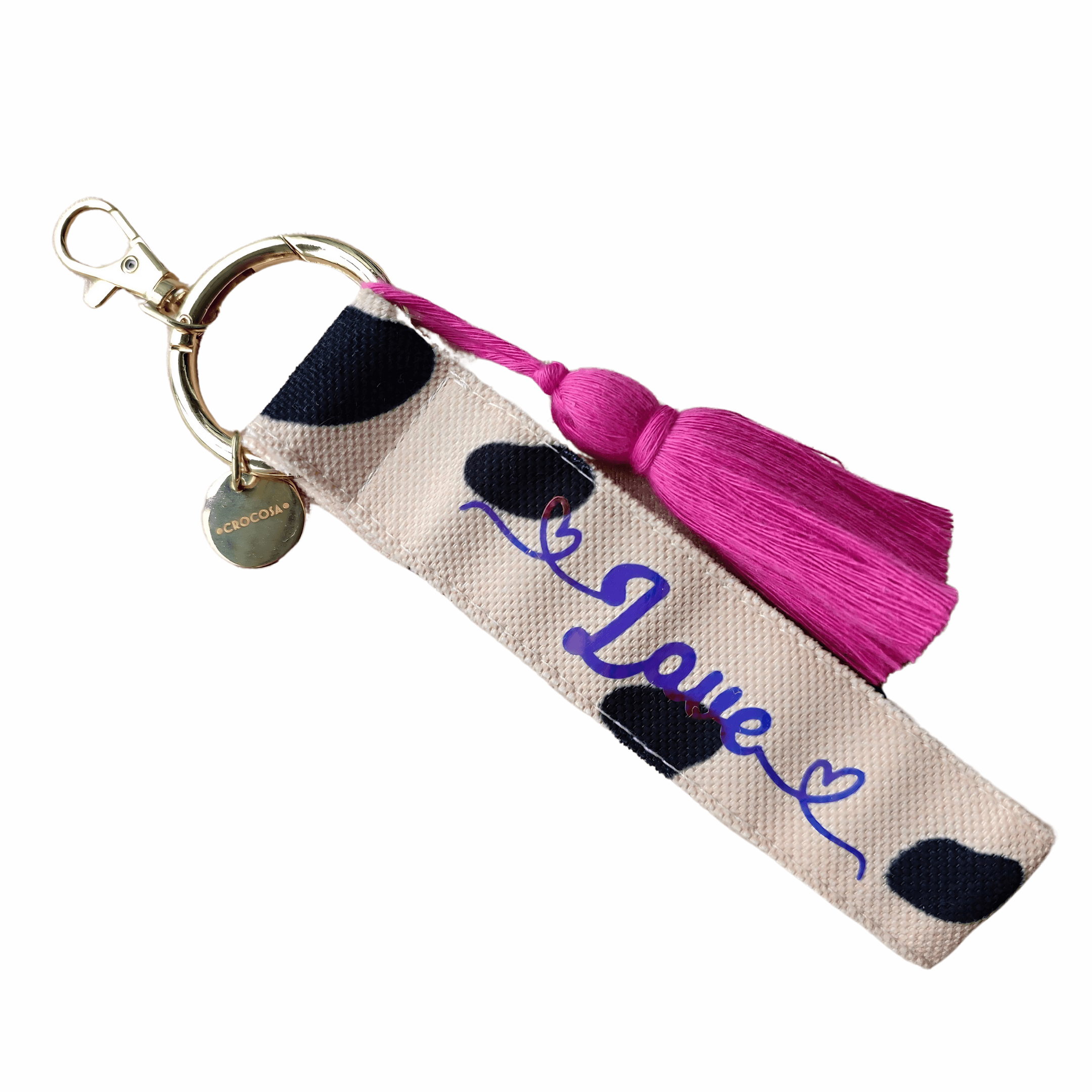 Crocosa Fabric Keychain (Customizable) - Velvet