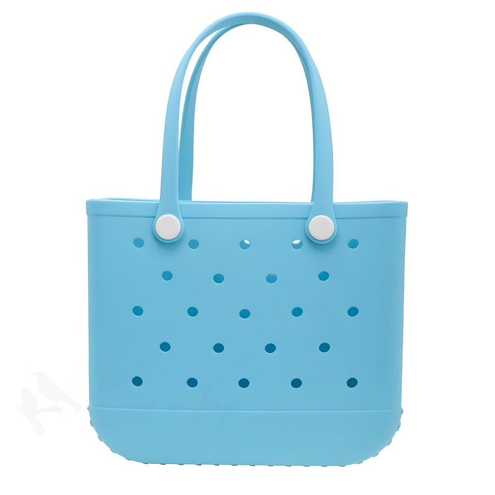 Fluffy Eva Bag Medium - Light Blue