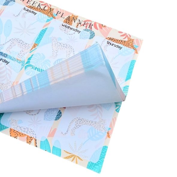Haftalık Planner – Çita Desenli Planlayıcı Defter